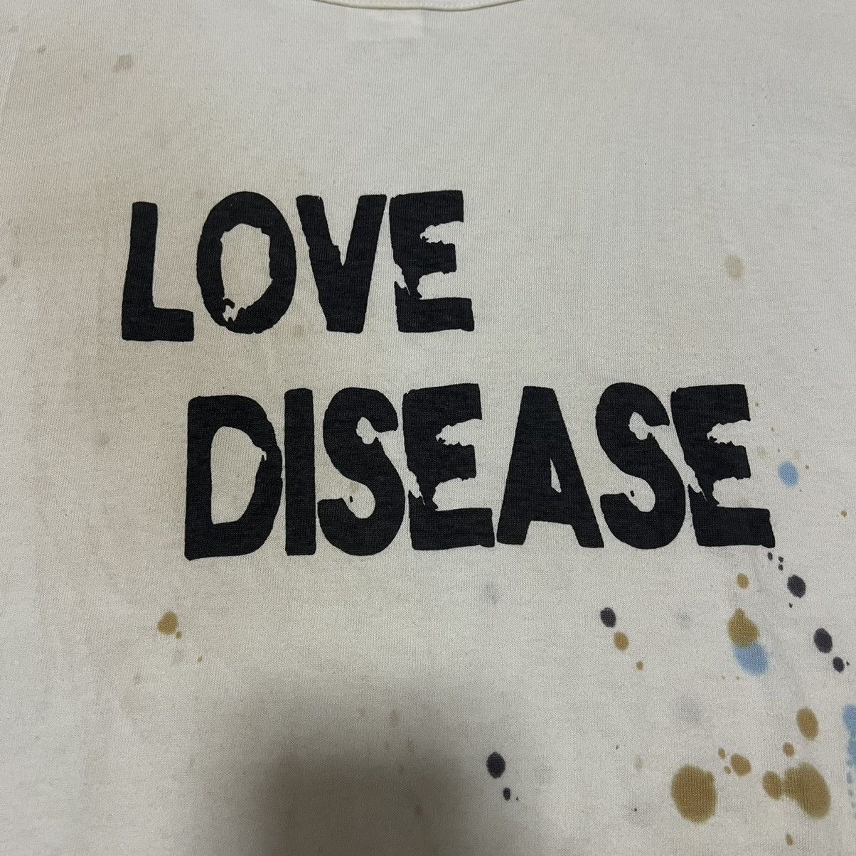Yohji Yamamoto SS08 Yohji Yamamoto Pour Homme Love Disease T shirt Size US L / EU 52-54 / 3 - 6 Thumbnail