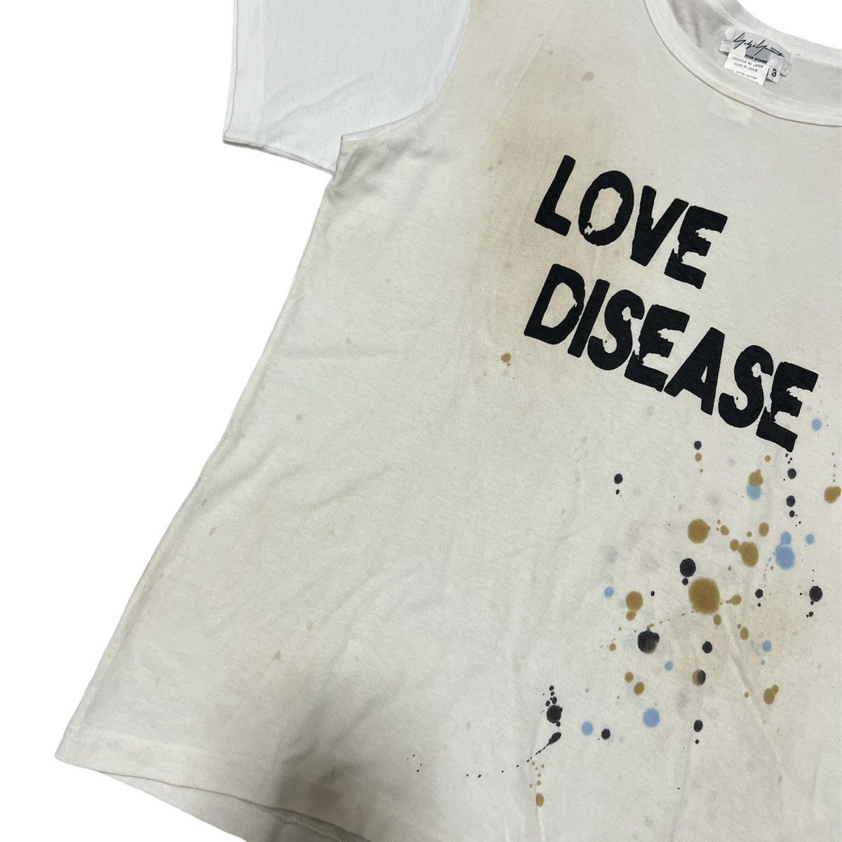 Yohji Yamamoto SS08 Yohji Yamamoto Pour Homme Love Disease T shirt Size US L / EU 52-54 / 3 - 5 Thumbnail