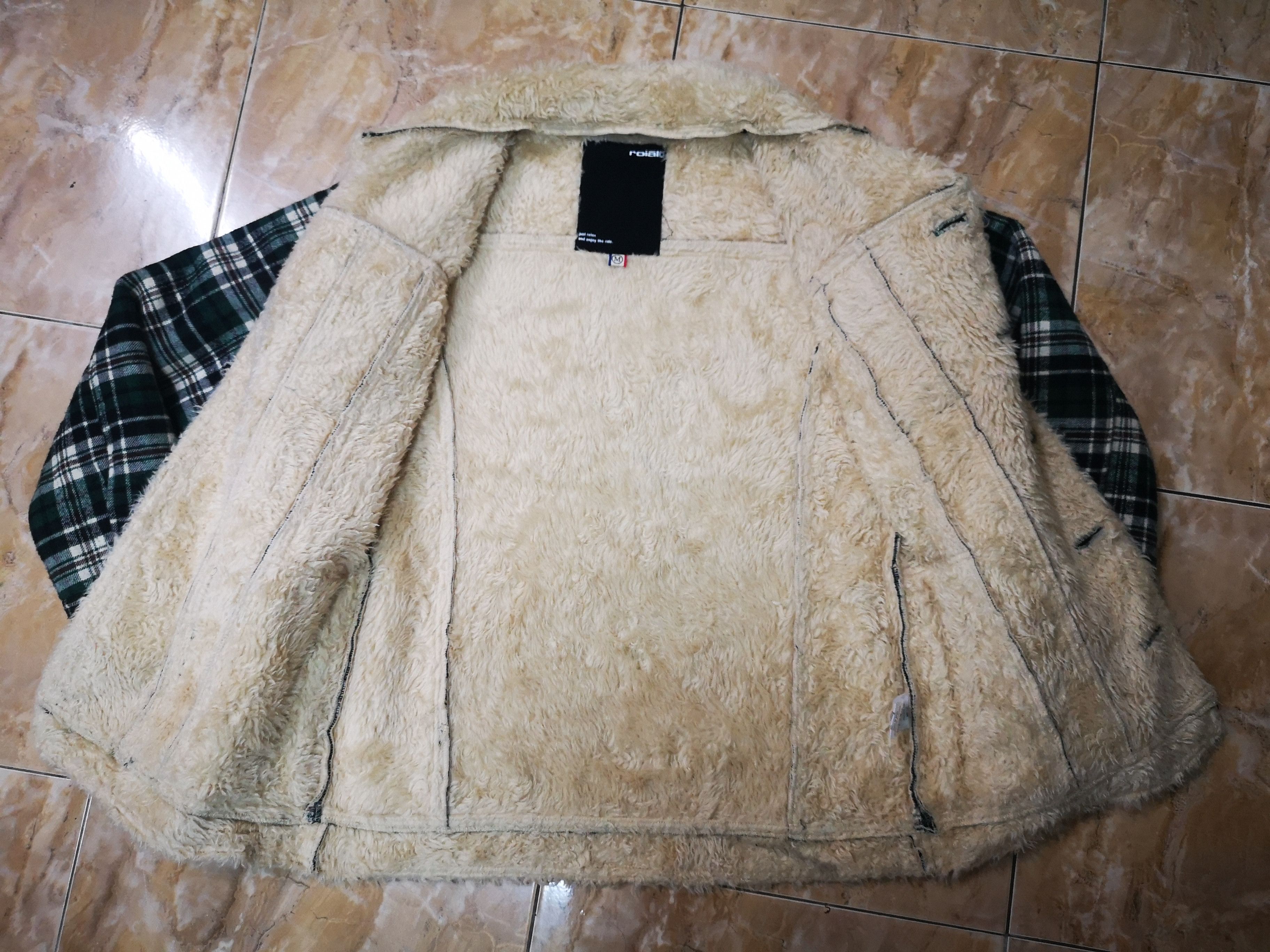 Japanese Brand Roail Faux Fur Button Jacket Size M / US 6-8 / IT 42-44 - 5 Thumbnail