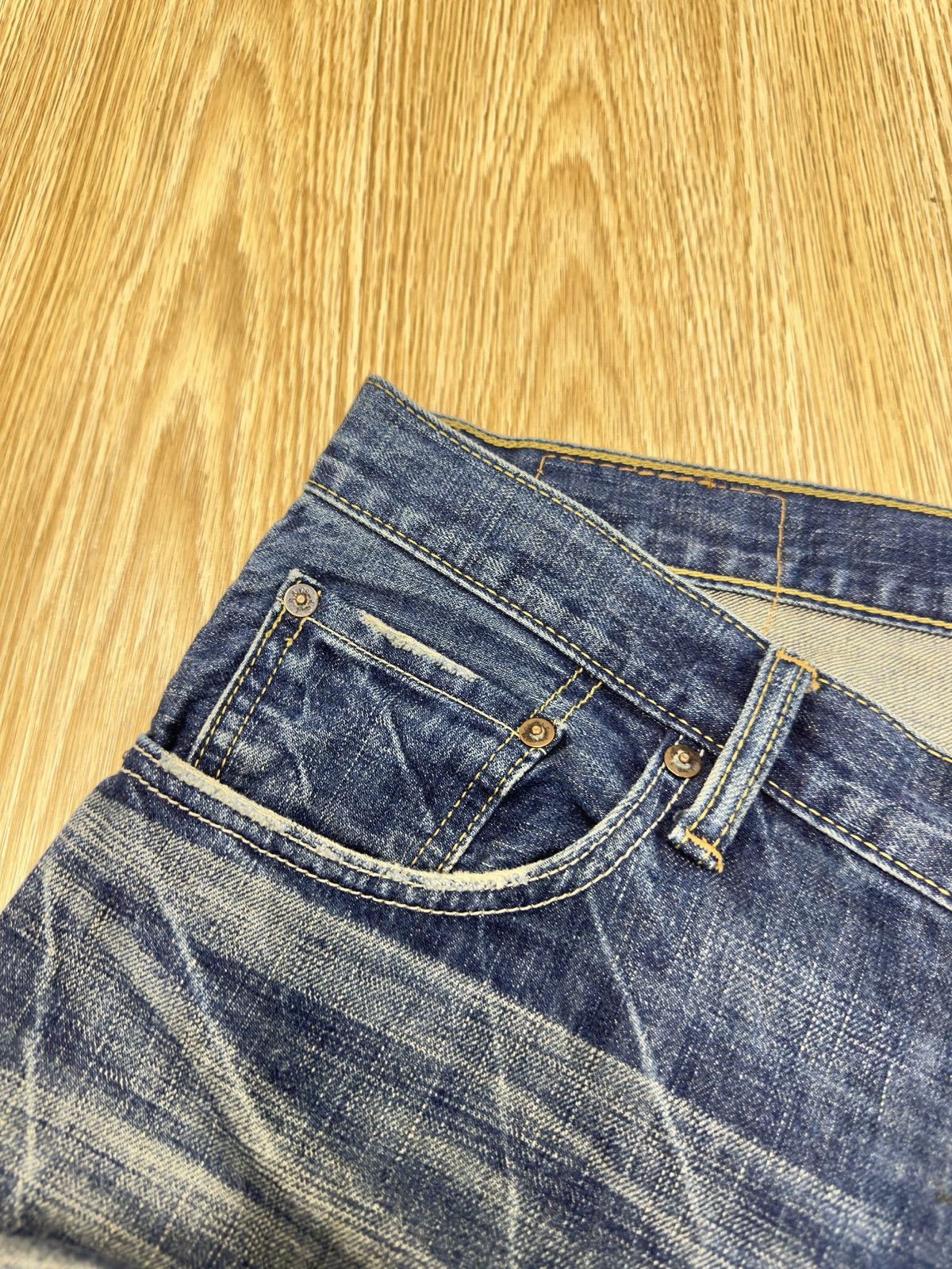 Levi's Vintag Levis 502 Distressed Denim 34x32 JJ100 Size US 34 / EU 50 - 6 Thumbnail
