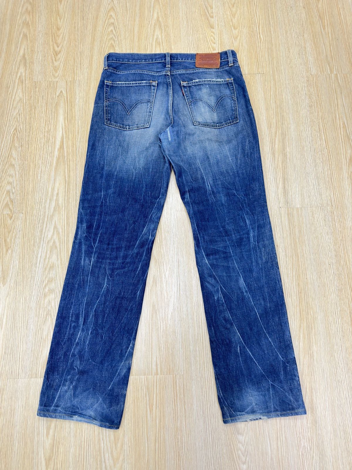 Levi's Vintag Levis 502 Distressed Denim 34x32 JJ100 Size US 34 / EU 50 - 2 Thumbnail