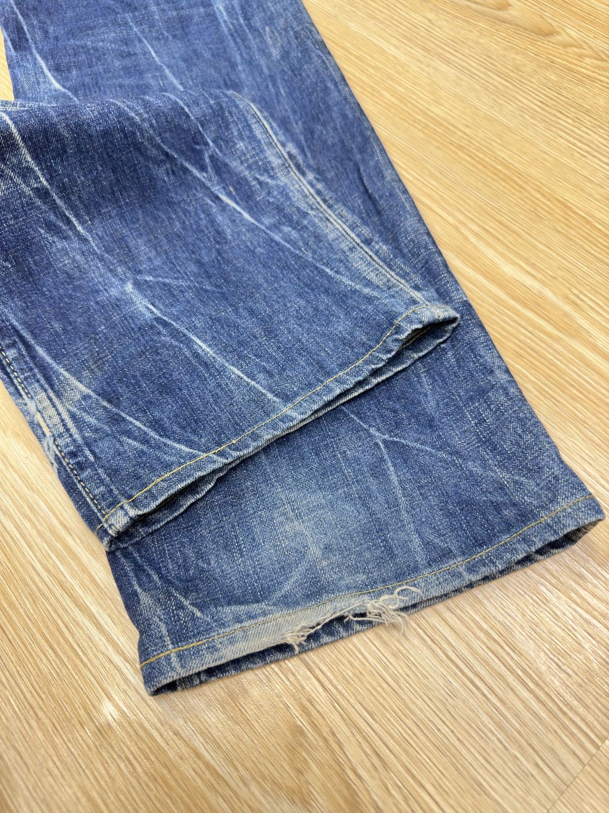 Levi's Vintag Levis 502 Distressed Denim 34x32 JJ100 Size US 34 / EU 50 - 14 Thumbnail