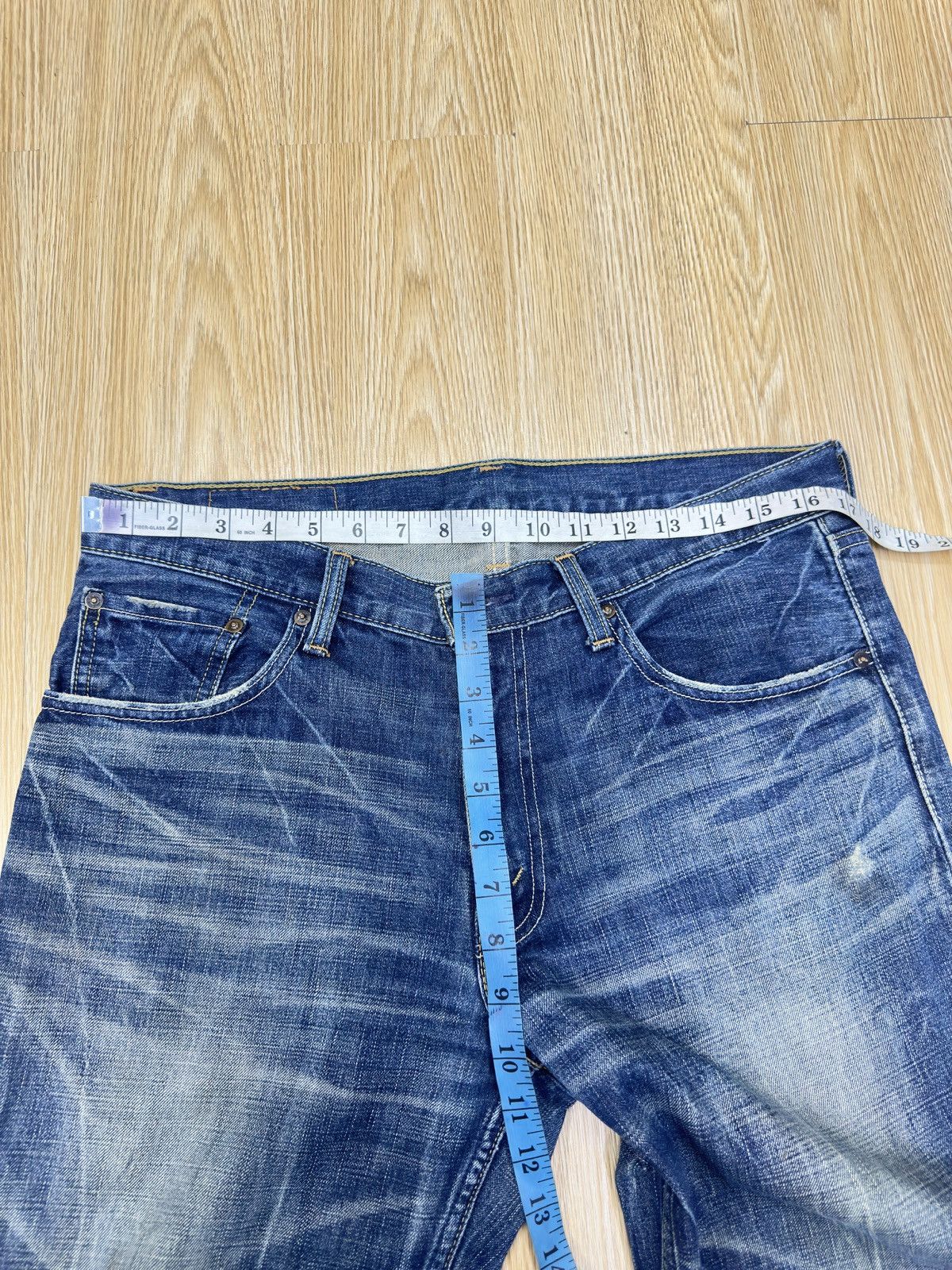 Levi's Vintag Levis 502 Distressed Denim 34x32 JJ100 Size US 34 / EU 50 - 3 Thumbnail