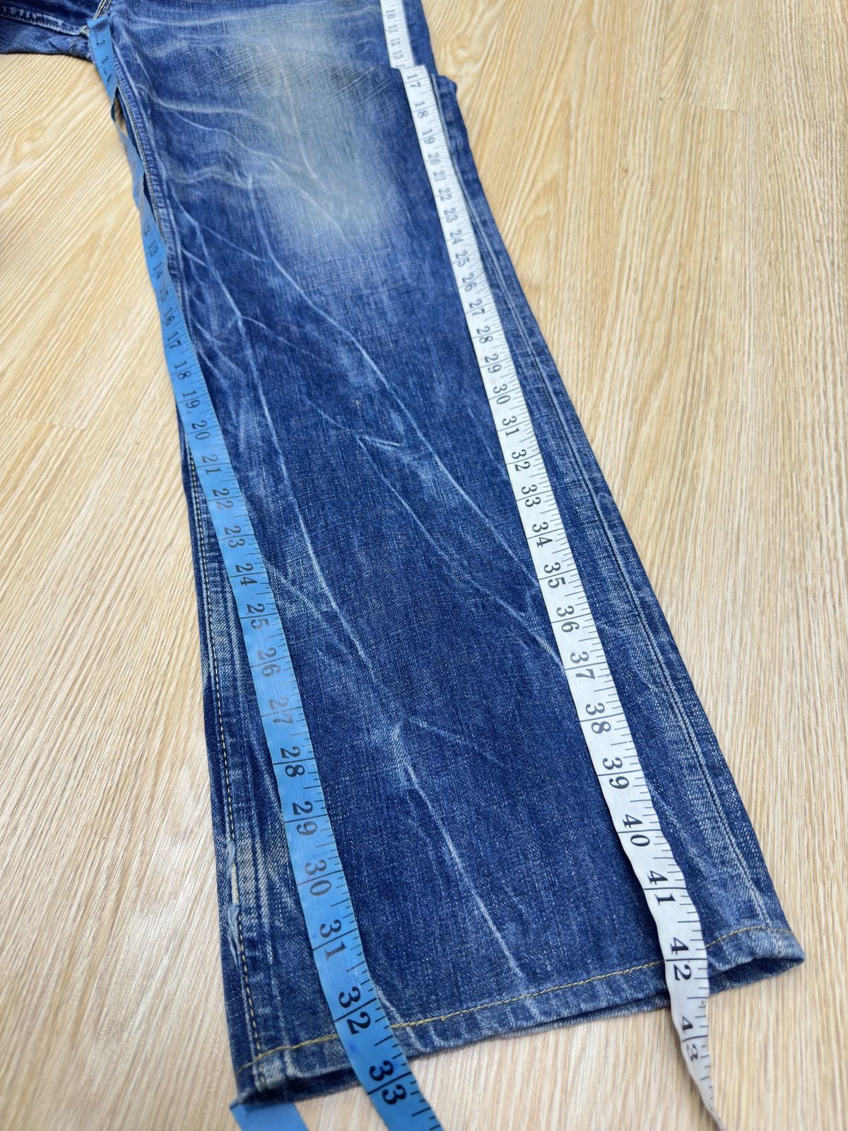 Levi's Vintag Levis 502 Distressed Denim 34x32 JJ100 Size US 34 / EU 50 - 4 Thumbnail