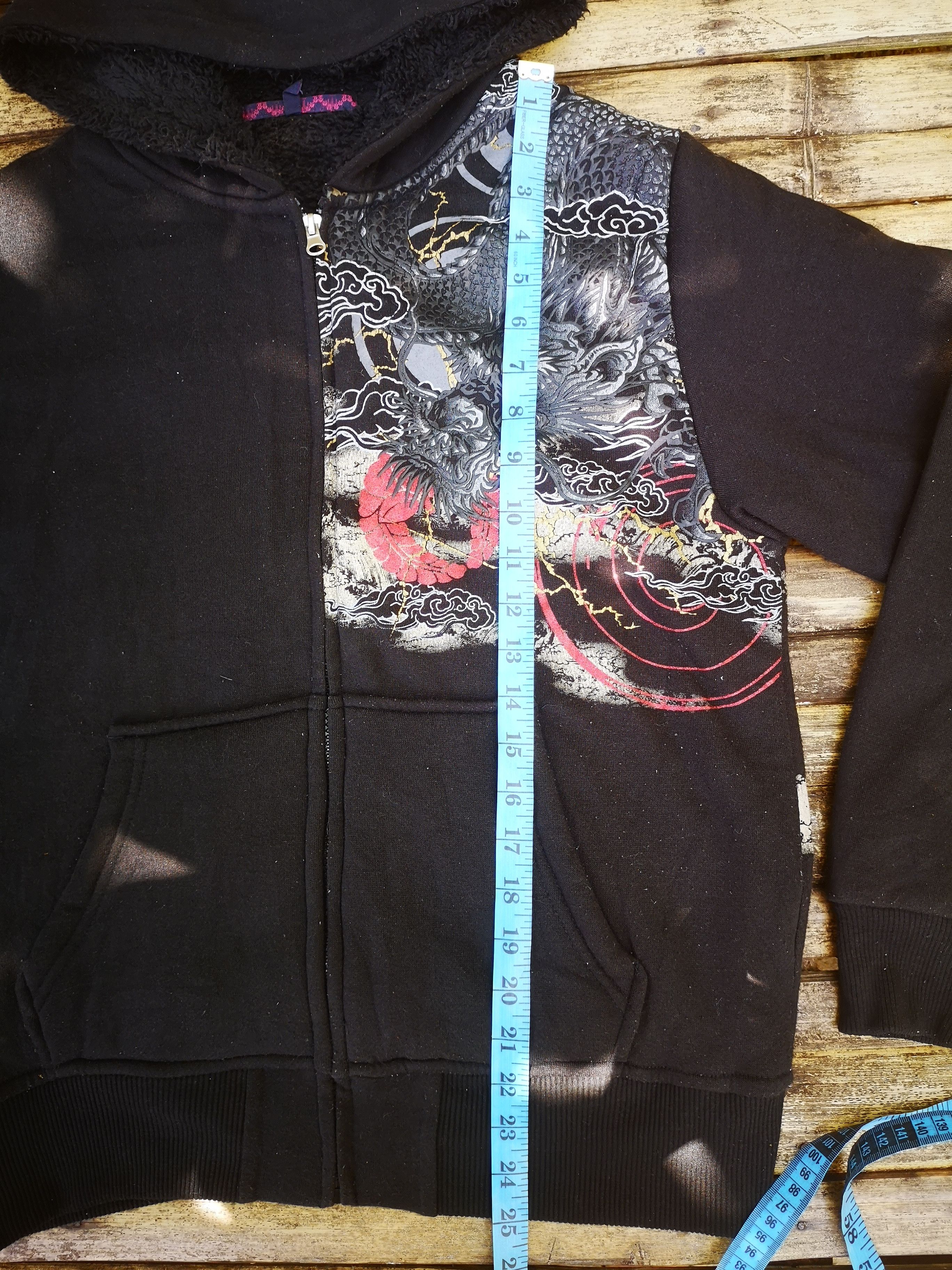 Japanese Brand Dragon Design Printed Hoodie Zipper Size US M / EU 48-50 / 2 - 12 Thumbnail