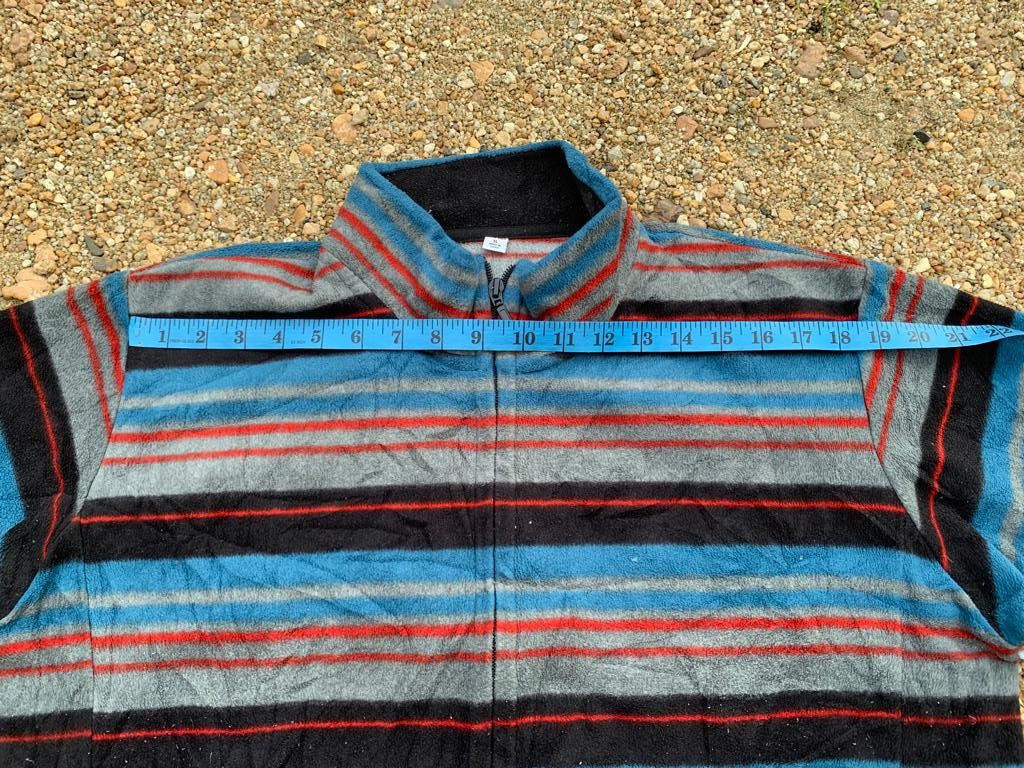 Japanese Brand × Uniqlo Uniqlo Fleece Multicolour zipper Jacket Size US XL / EU 56 / 4 - 10 Thumbnail