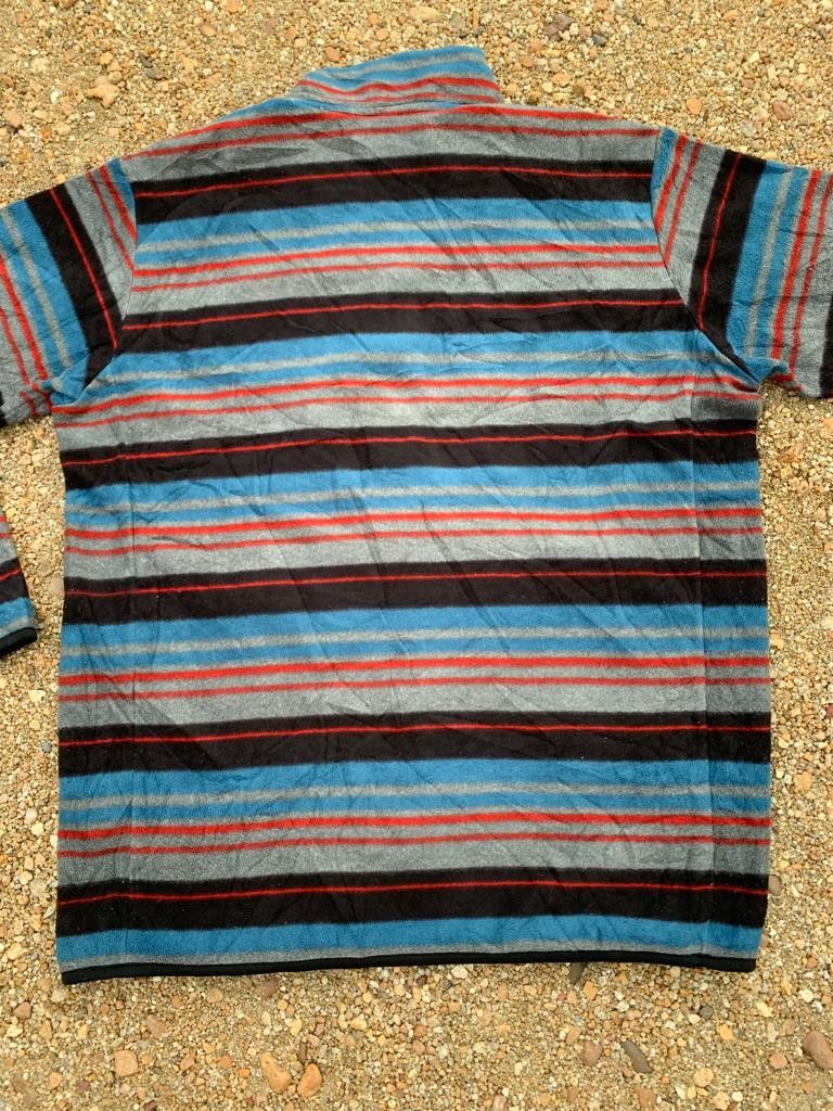 Japanese Brand × Uniqlo Uniqlo Fleece Multicolour zipper Jacket Size US XL / EU 56 / 4 - 4 Thumbnail