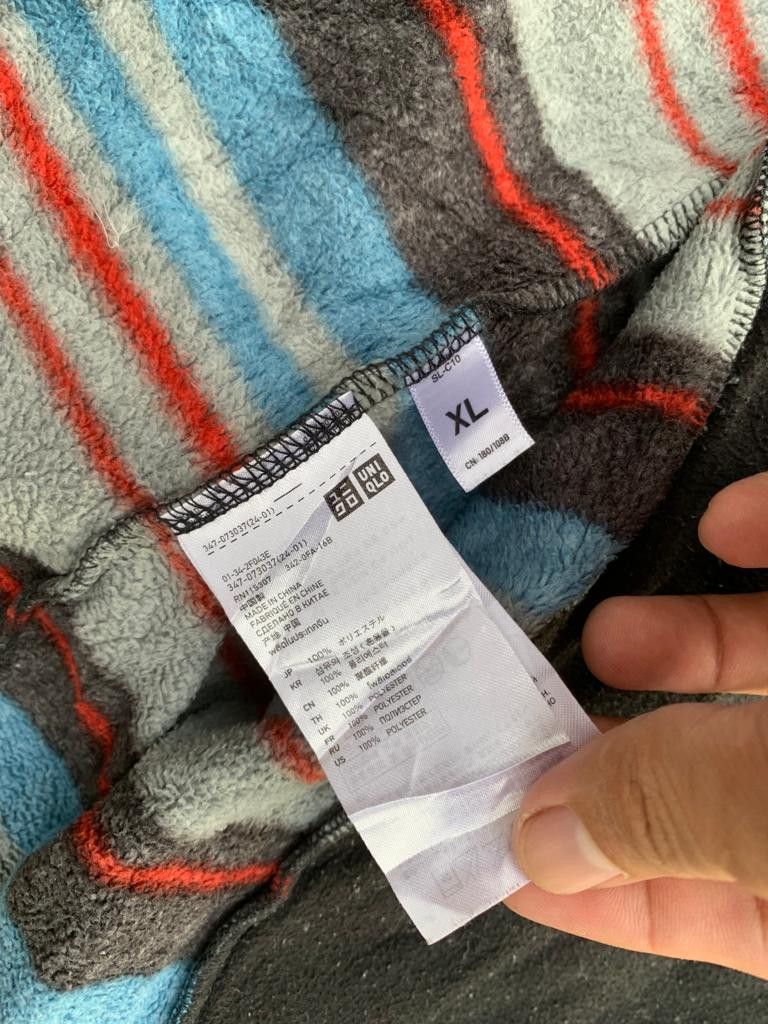 Japanese Brand × Uniqlo Uniqlo Fleece Multicolour zipper Jacket Size US XL / EU 56 / 4 - 7 Thumbnail