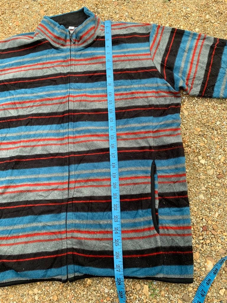 Japanese Brand × Uniqlo Uniqlo Fleece Multicolour zipper Jacket Size US XL / EU 56 / 4 - 9 Thumbnail