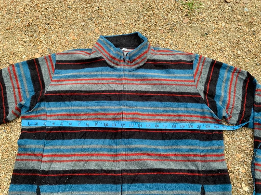 Japanese Brand × Uniqlo Uniqlo Fleece Multicolour zipper Jacket Size US XL / EU 56 / 4 - 8 Thumbnail