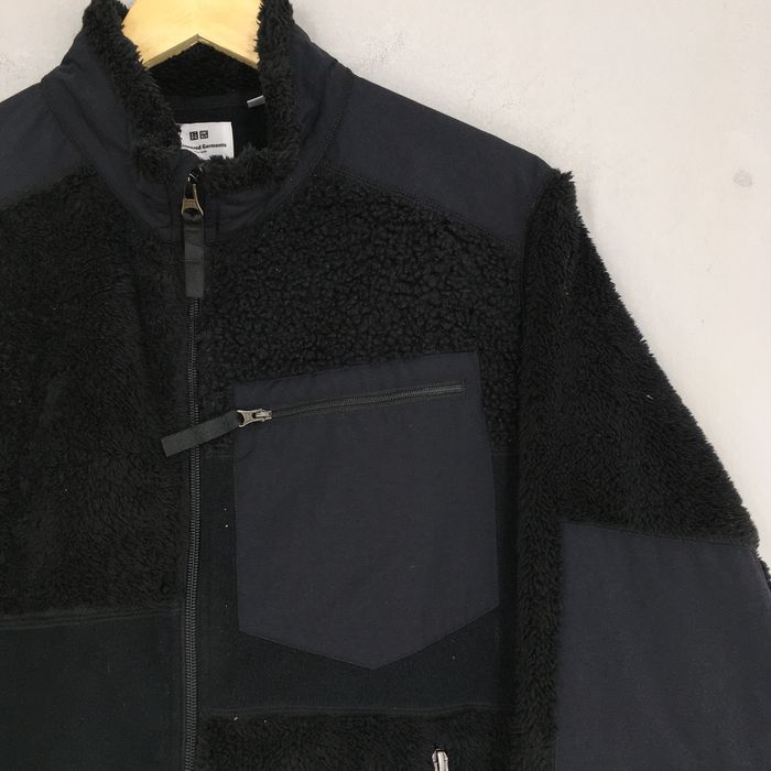 Uniqlo x engineered garments fleece combination jacket hot sale black