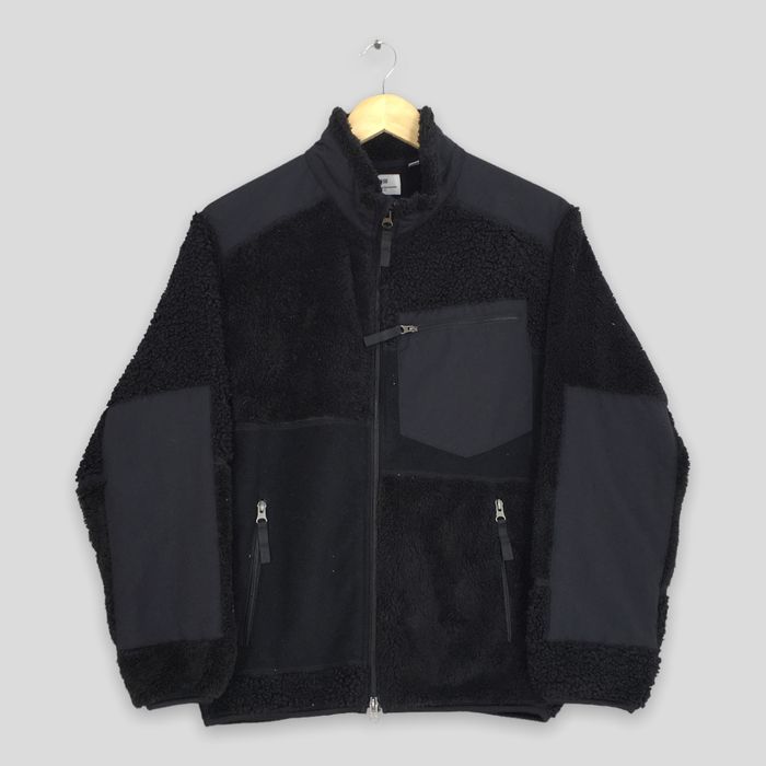 Uniqlo x engineered garments cheap fleece combination jacket black