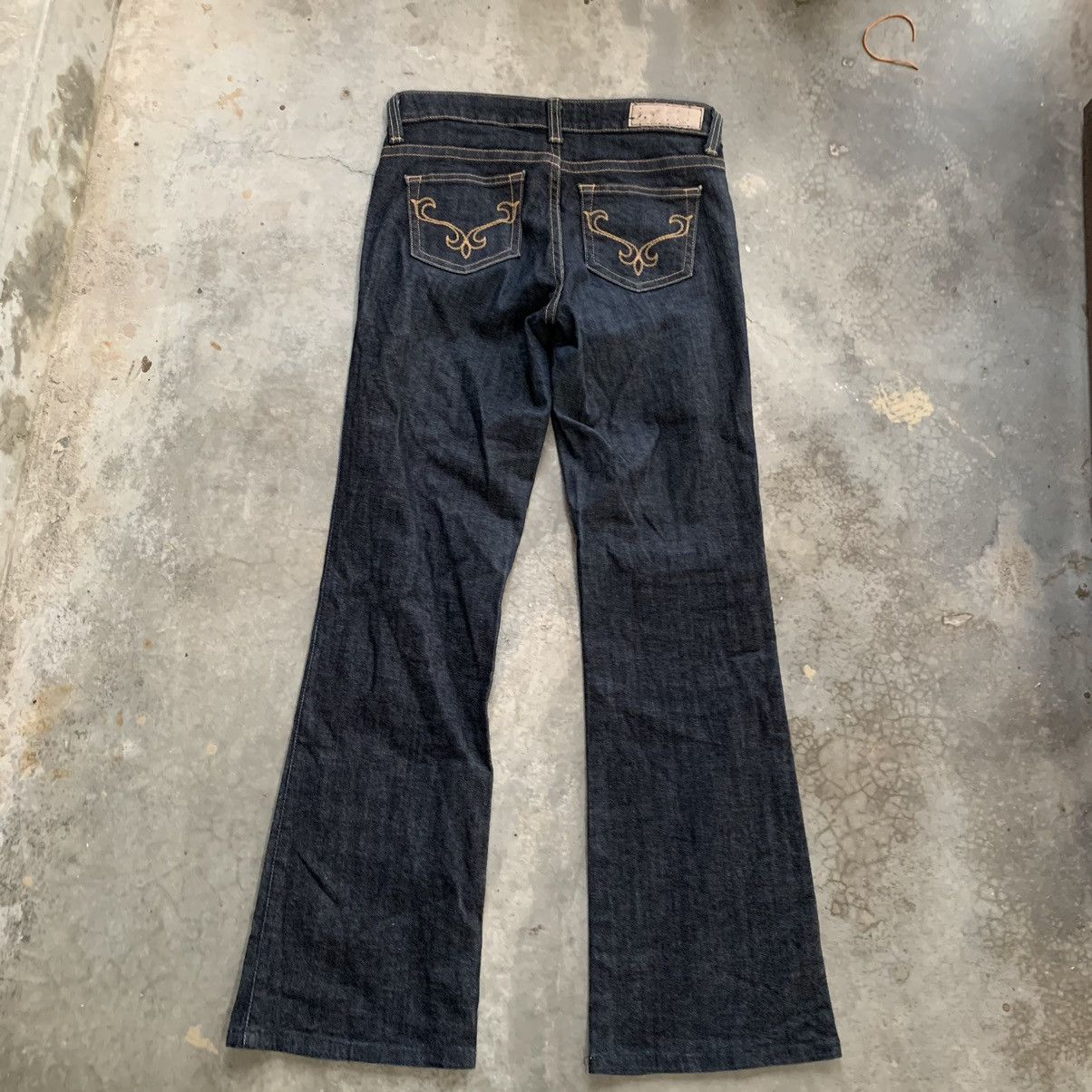 Edwin × Japanese Brand Vintage Edwin Flared Bootcut Jeans Denim WideLeg jeansPant Size US 29 - 3 Thumbnail
