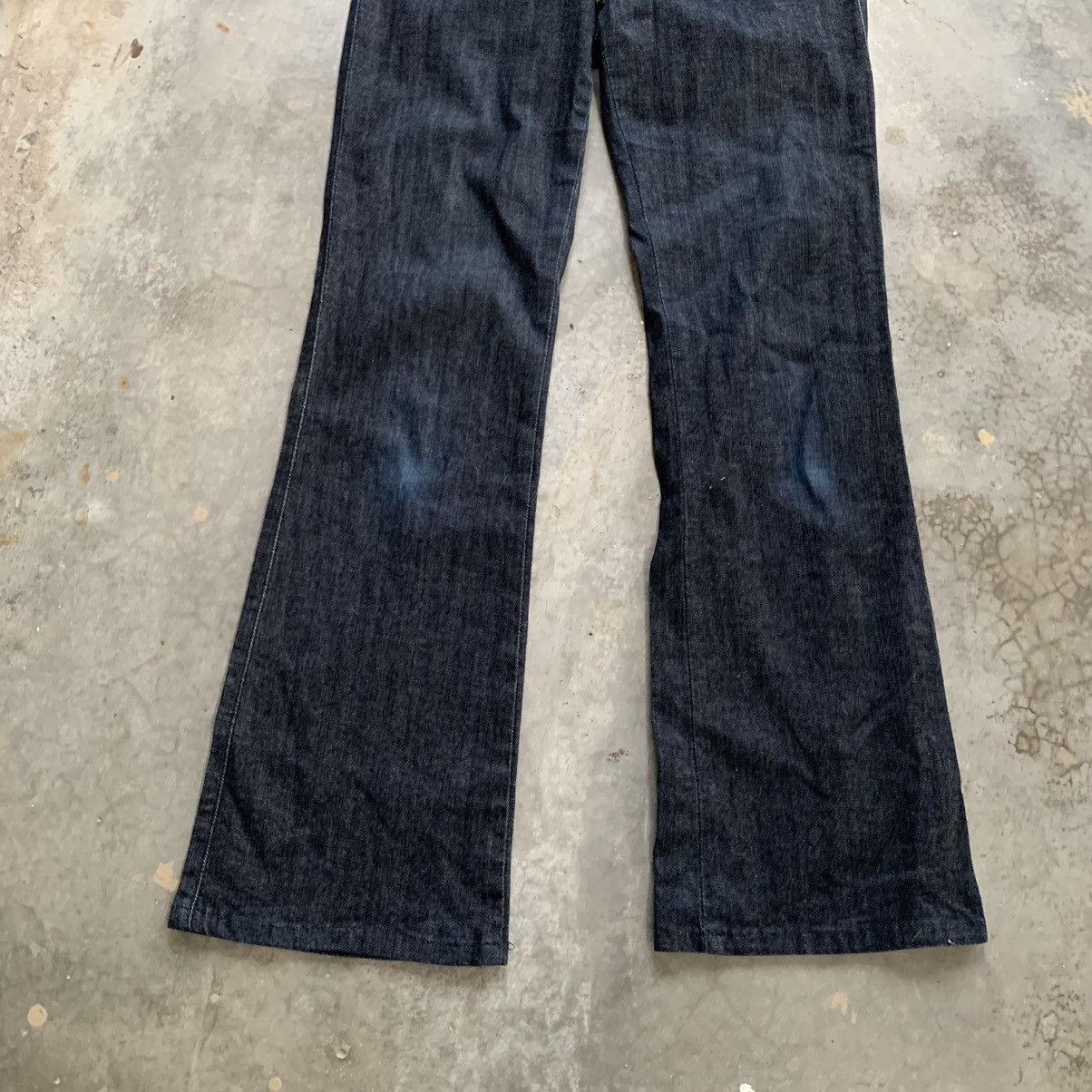 Edwin × Japanese Brand Vintage Edwin Flared Bootcut Jeans Denim WideLeg jeansPant Size US 29 - 4 Thumbnail