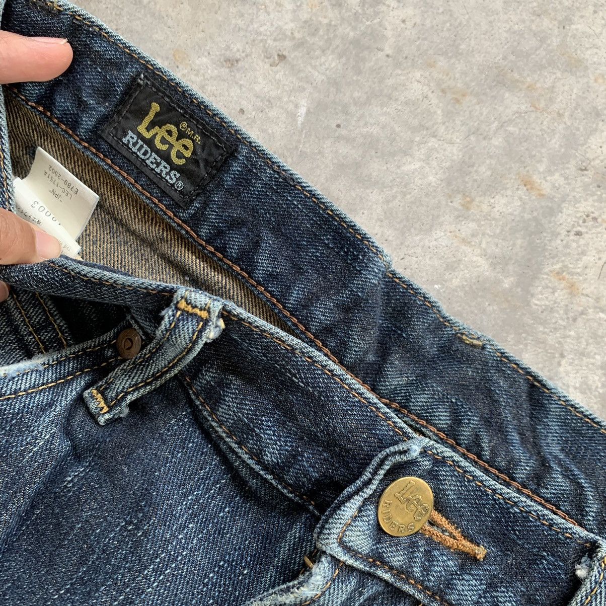 Lee Vintage thrashed Lee Riders Distressed Denim Jeans Size US 31 - 5 Thumbnail