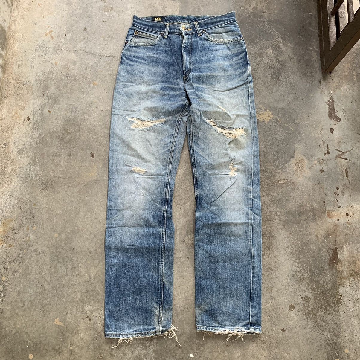 Hysteric Glamour Edwin x Lee Rider Distressed Thrashed Jeans Denim Pant Size US 30 / EU 46 - 1 Thumbnail