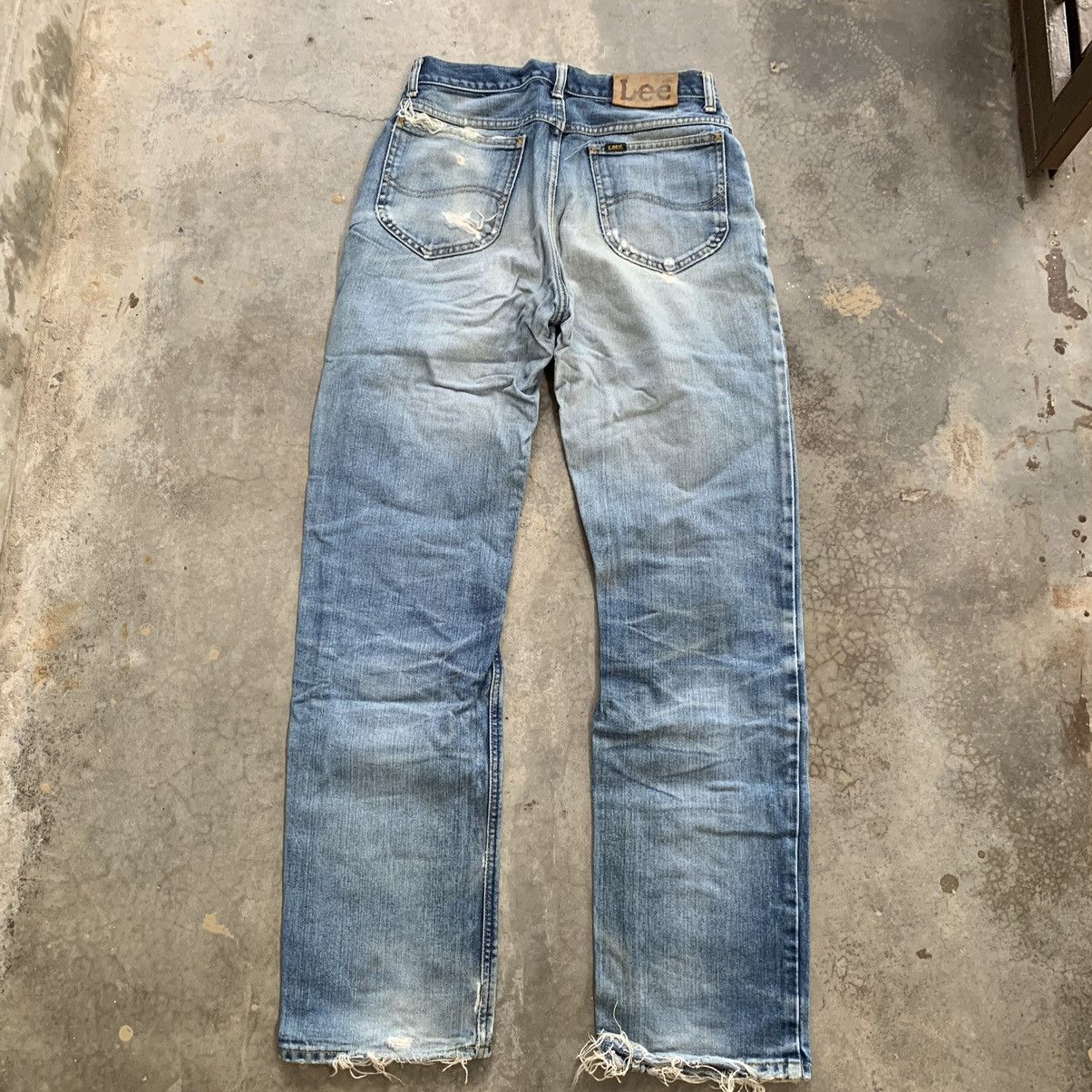 Hysteric Glamour Edwin x Lee Rider Distressed Thrashed Jeans Denim Pant Size US 30 / EU 46 - 4 Thumbnail