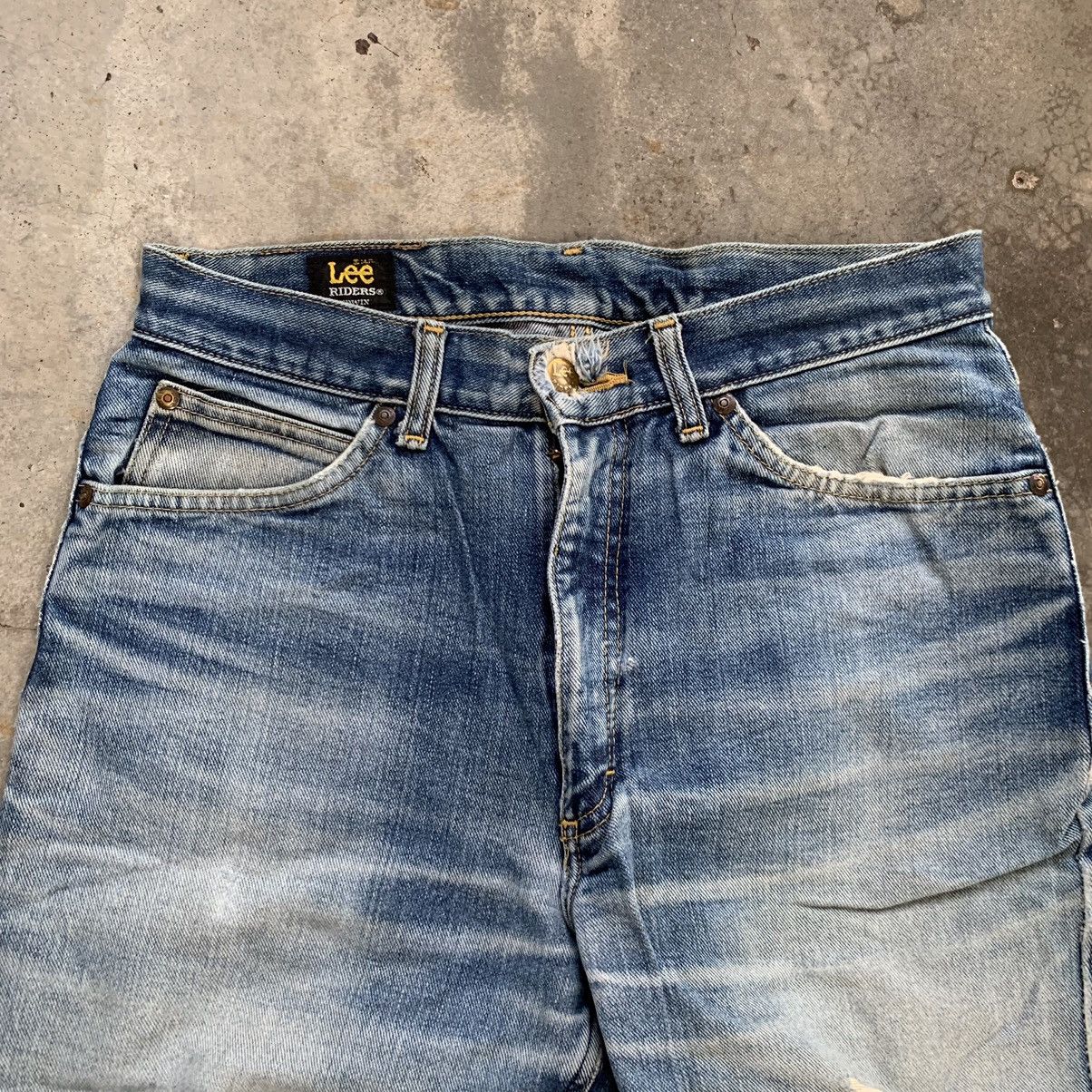 Hysteric Glamour Edwin x Lee Rider Distressed Thrashed Jeans Denim Pant Size US 30 / EU 46 - 5 Thumbnail