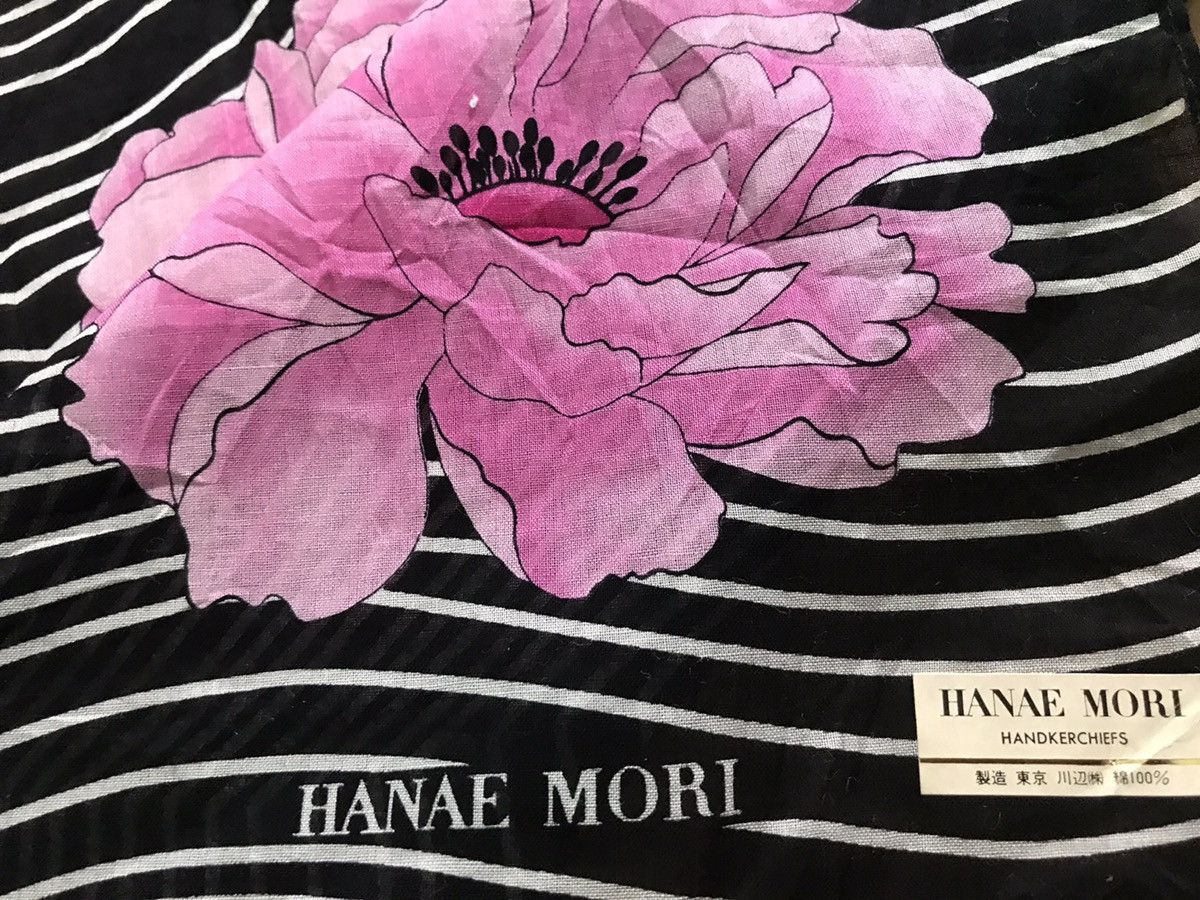 Hanae Mori Hanae Mori FullPrint Flower Handkerchief, Neckerchief Size ONE SIZE - 4 Thumbnail