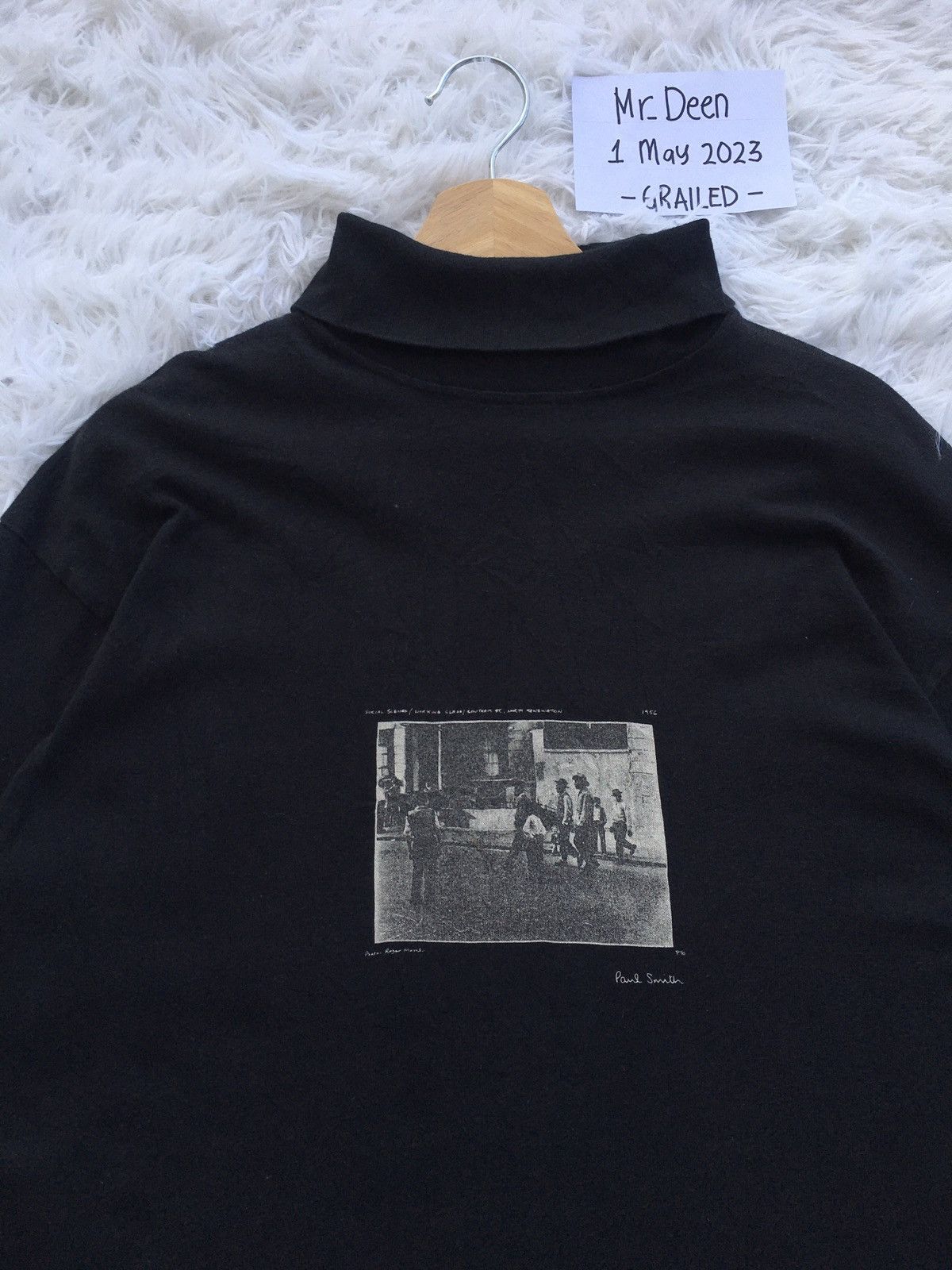 Paul Smith Rare Vintage 90s Paul Smith High Neck Longsleeve Shirt Size US L / EU 52-54 / 3 - 6 Thumbnail