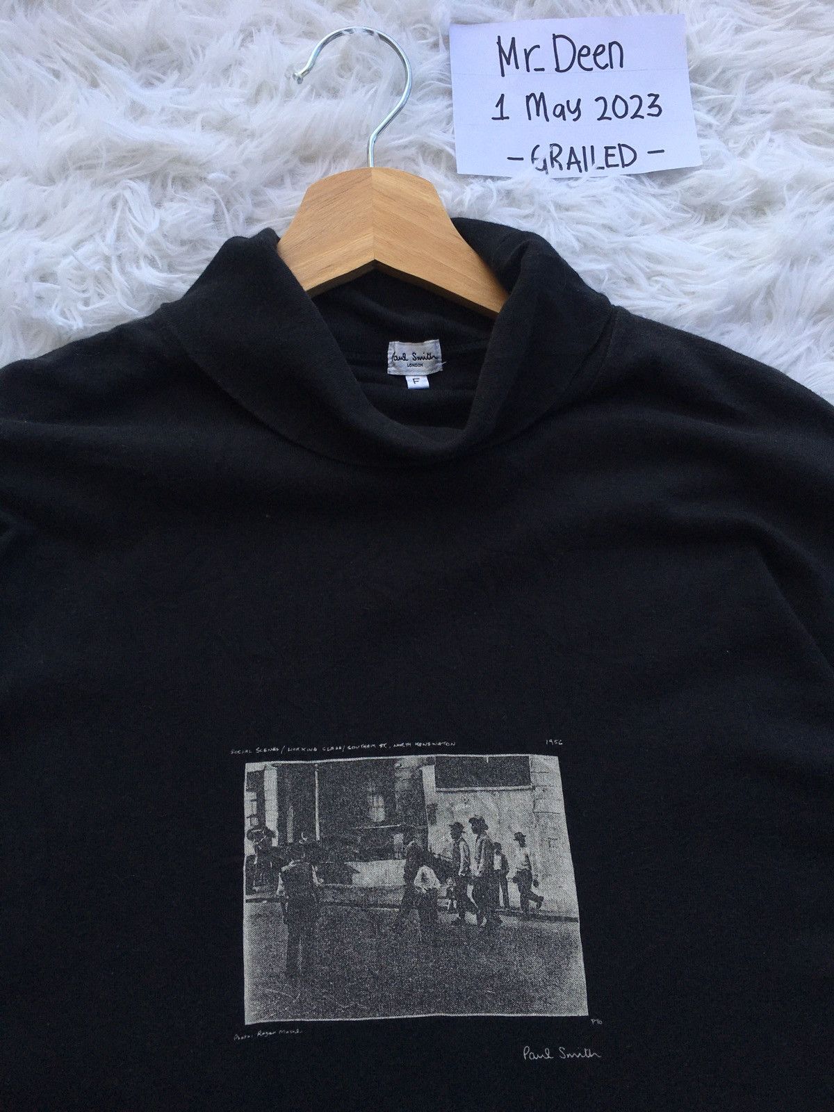 Paul Smith Rare Vintage 90s Paul Smith High Neck Longsleeve Shirt Size US L / EU 52-54 / 3 - 8 Thumbnail
