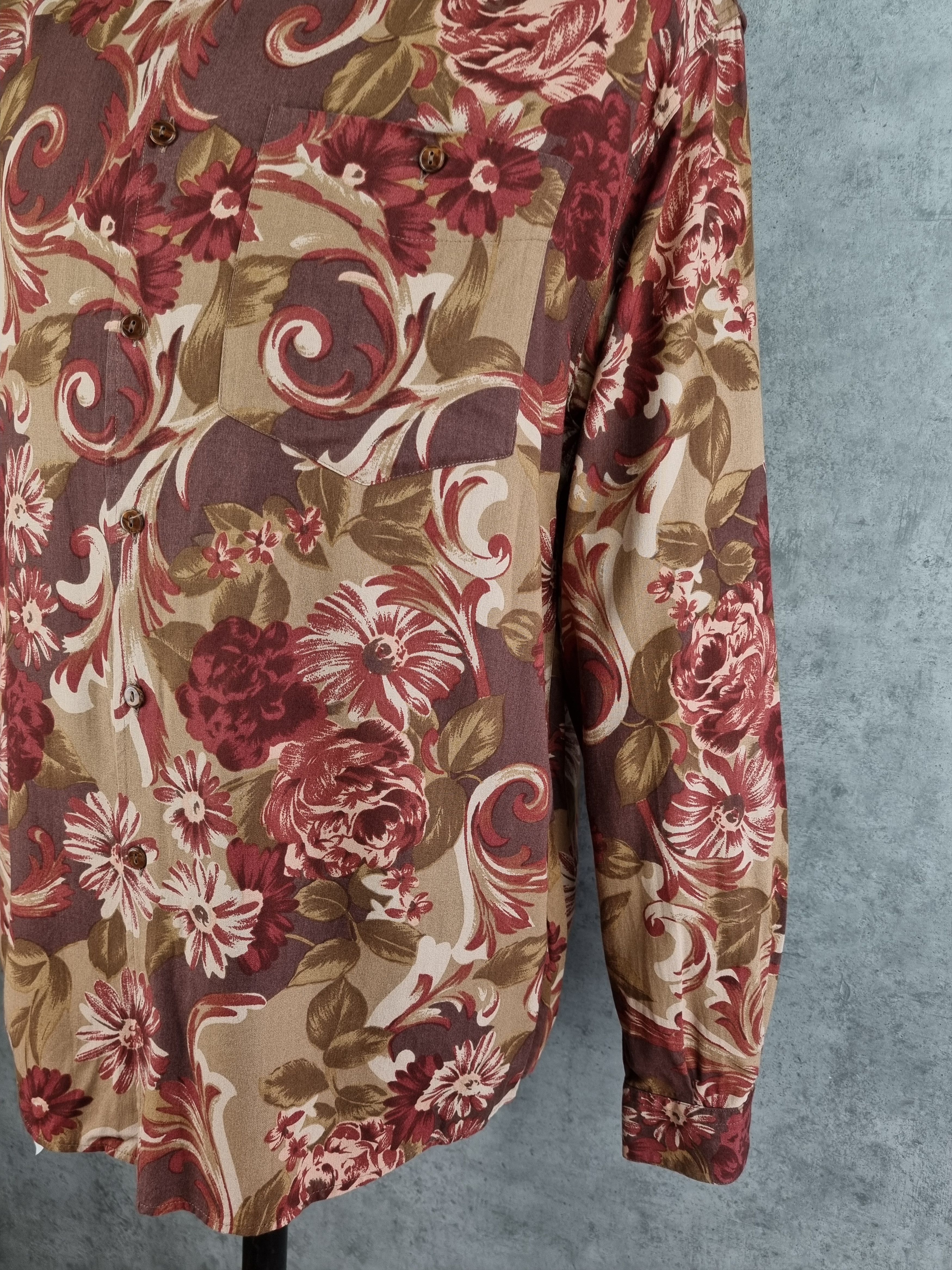 Cowboy Equipment Beautiful Viscose Shirt made in Italy DRIES VAN NOTEN Style Size US L / EU 52-54 / 3 - 4 Thumbnail