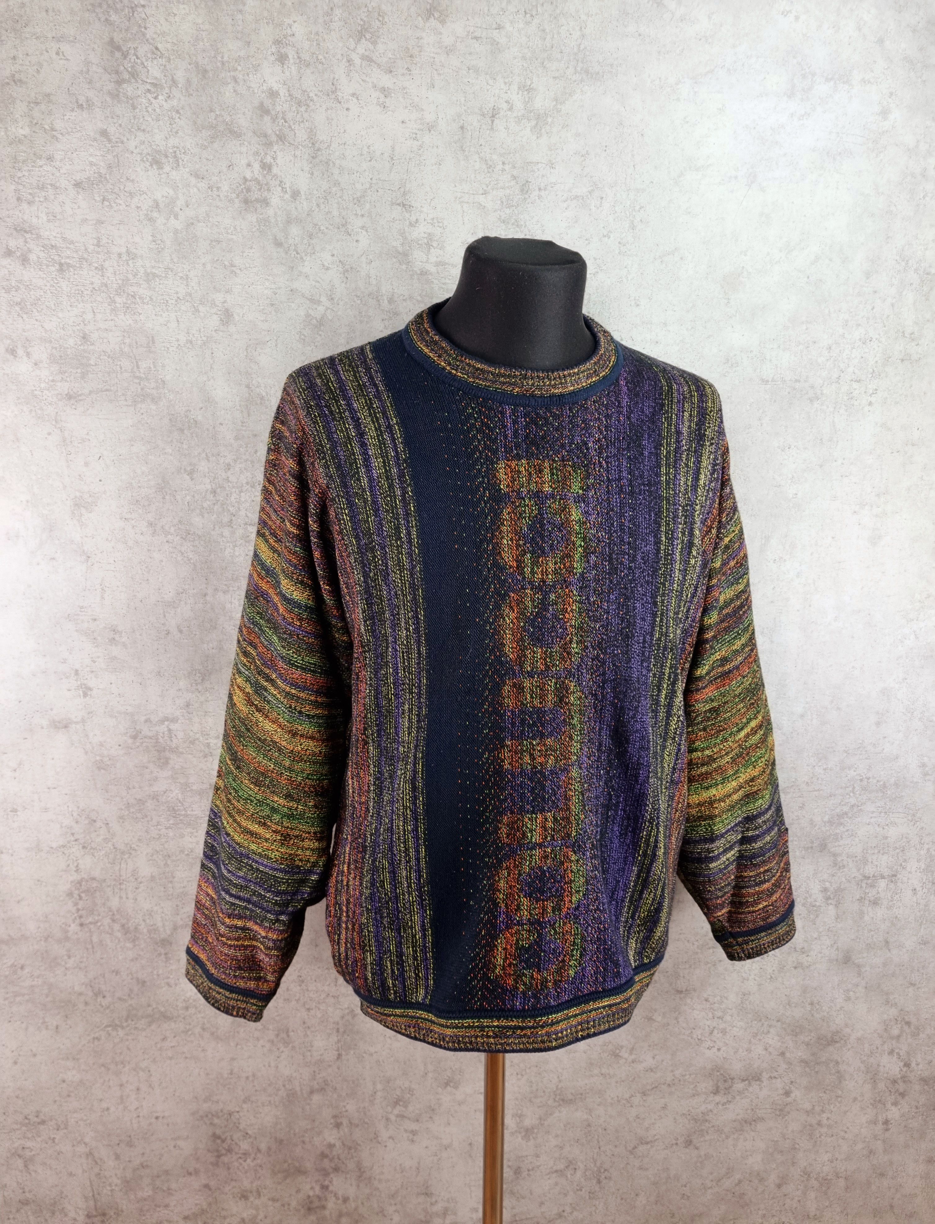 Carlo Colucci Carlo Colucci multicolor knitted crochet oversized sweater Size US M / EU 48-50 / 2 - 13 Thumbnail