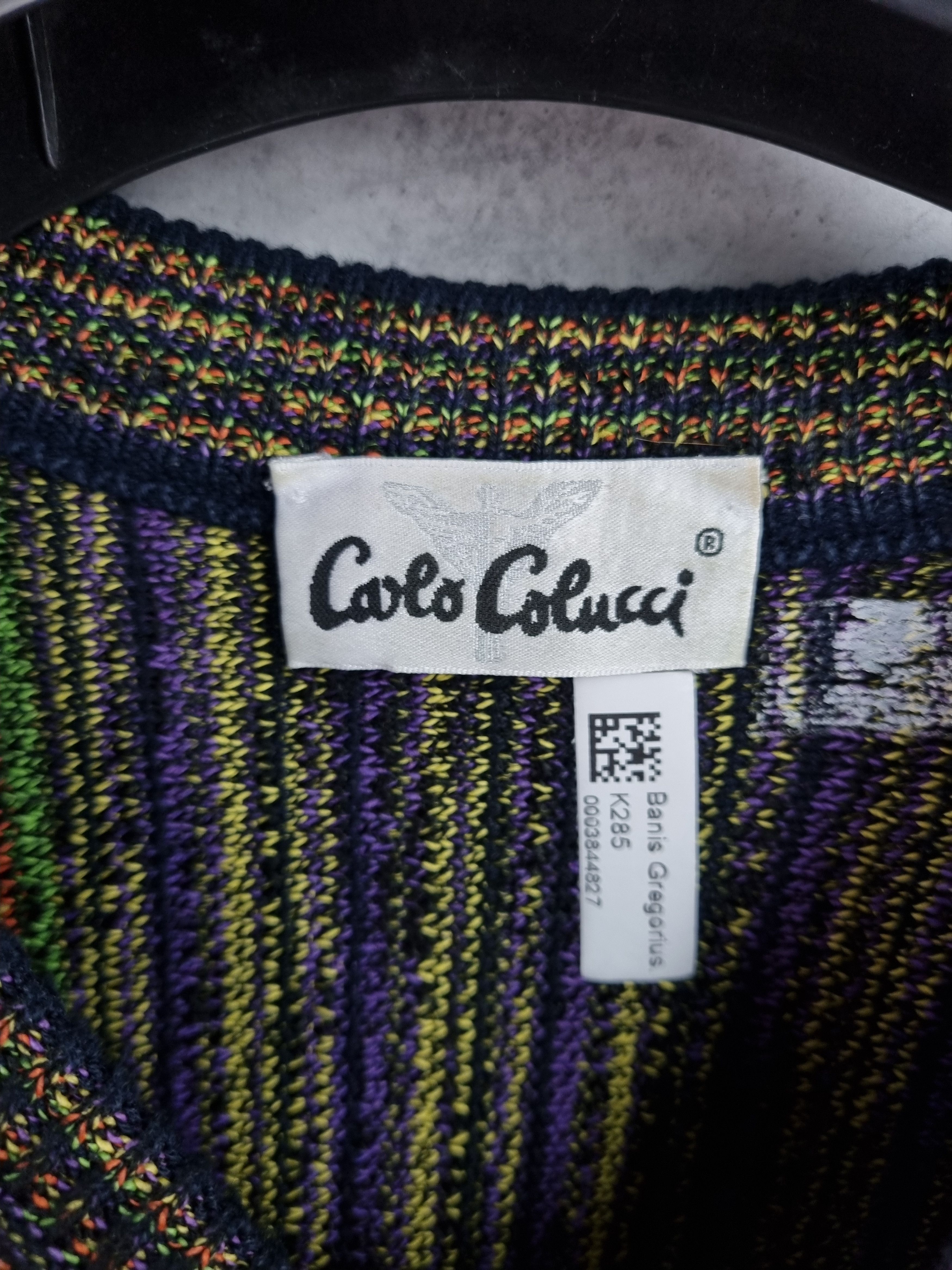 Carlo Colucci Carlo Colucci multicolor knitted crochet oversized sweater Size US M / EU 48-50 / 2 - 9 Thumbnail