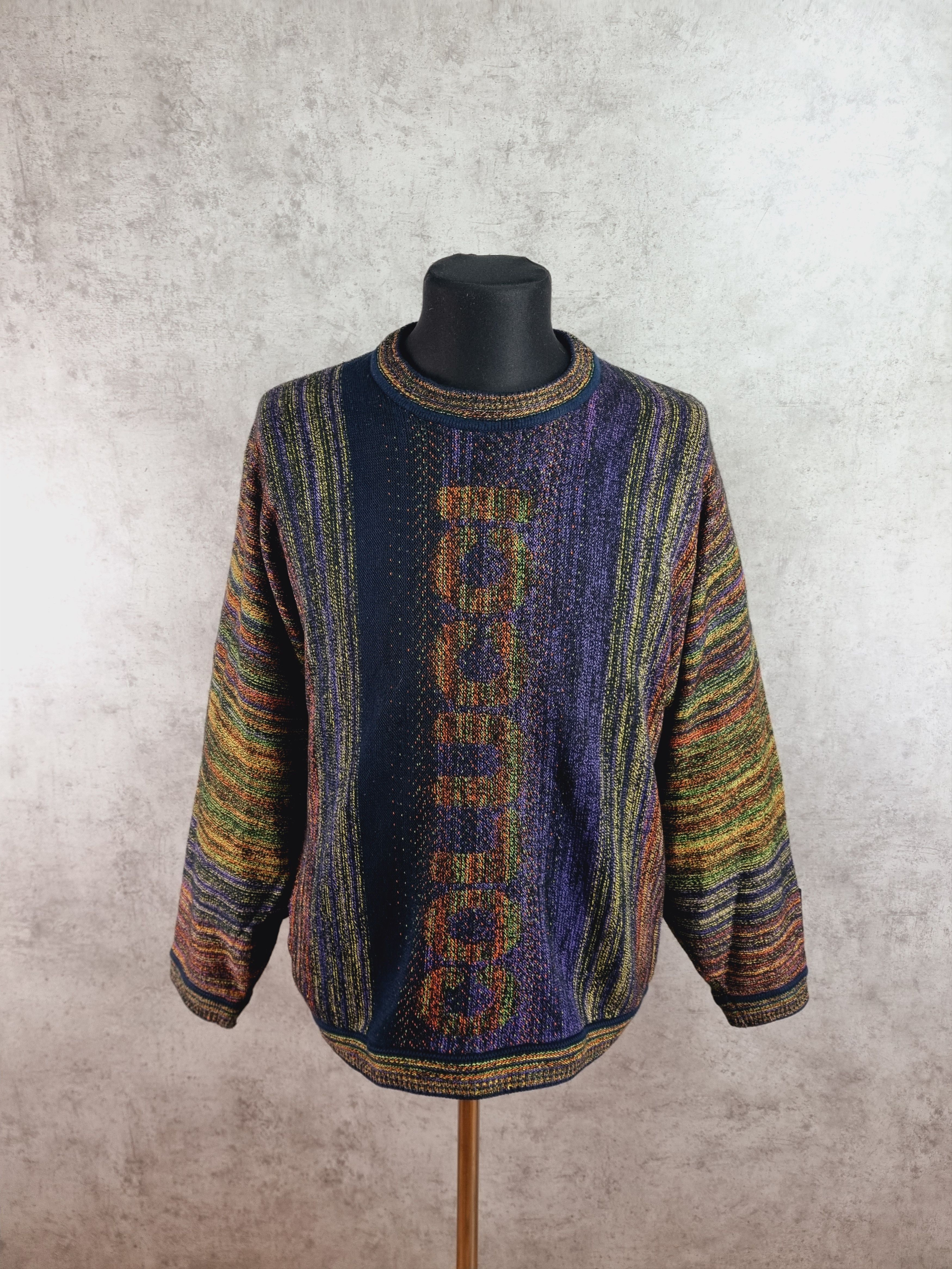 Carlo Colucci Carlo Colucci multicolor knitted crochet oversized sweater Size US M / EU 48-50 / 2 - 14 Thumbnail