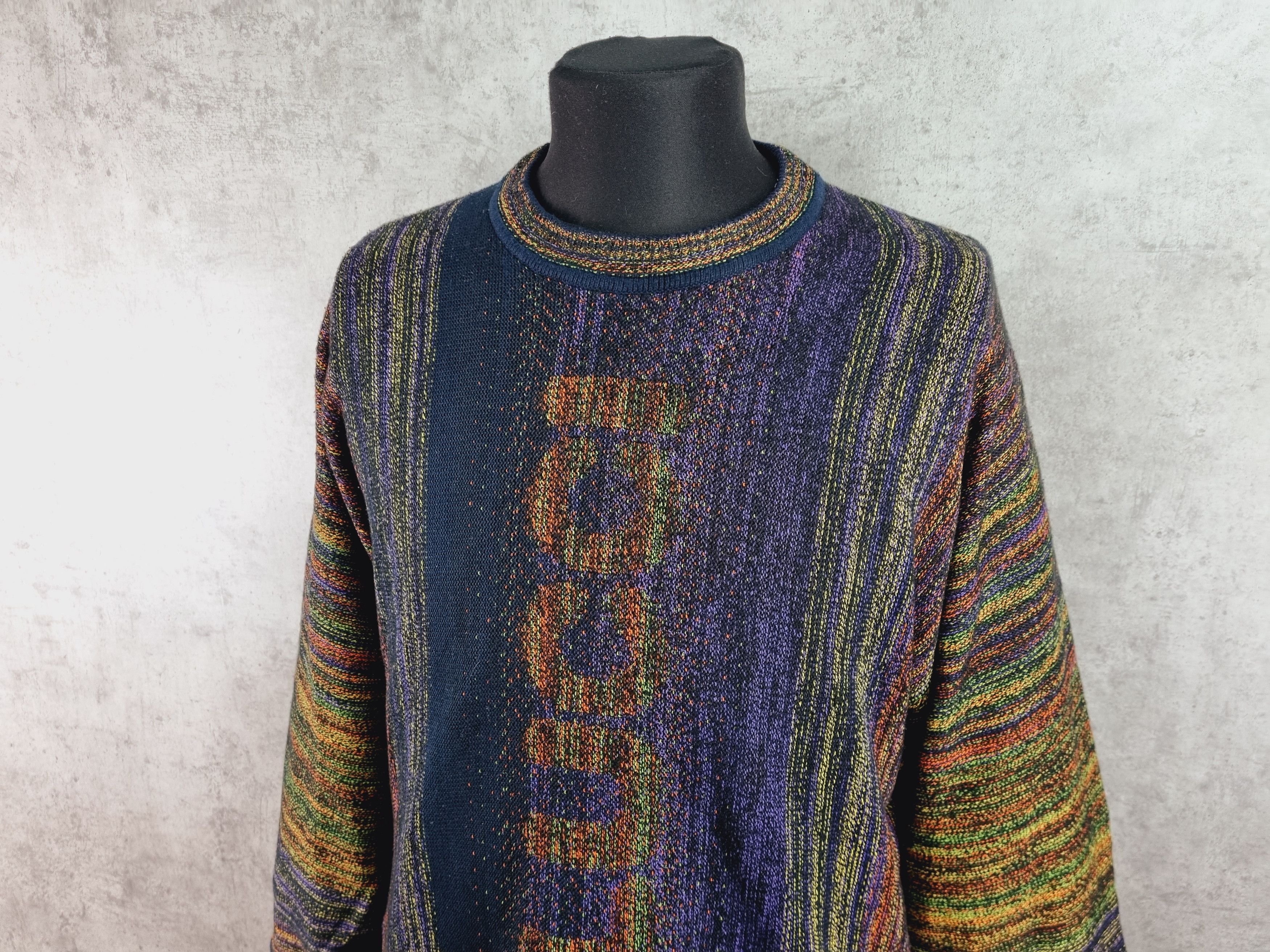 Carlo Colucci Carlo Colucci multicolor knitted crochet oversized sweater Size US M / EU 48-50 / 2 - 5 Thumbnail