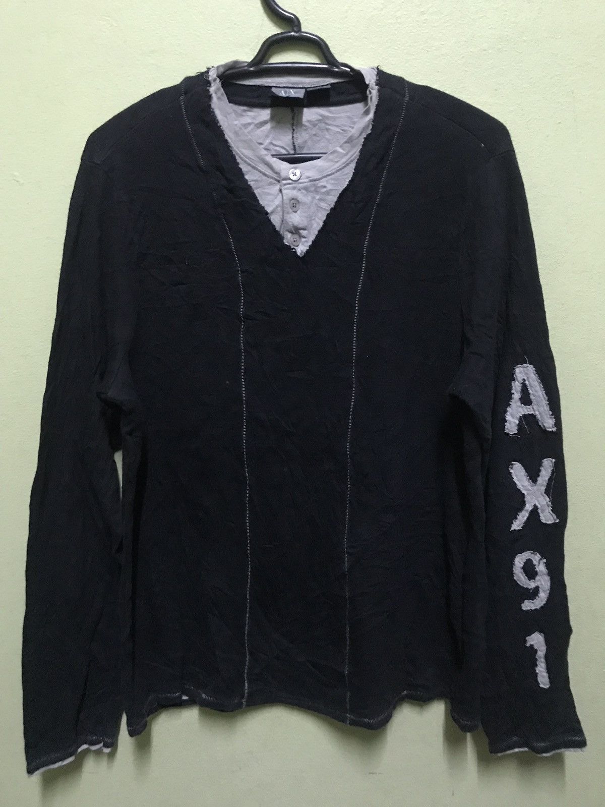 Armani Exchange T Shirt Long Sleeve Double Layer Size US L / EU 52-54 / 3 - 1 Thumbnail