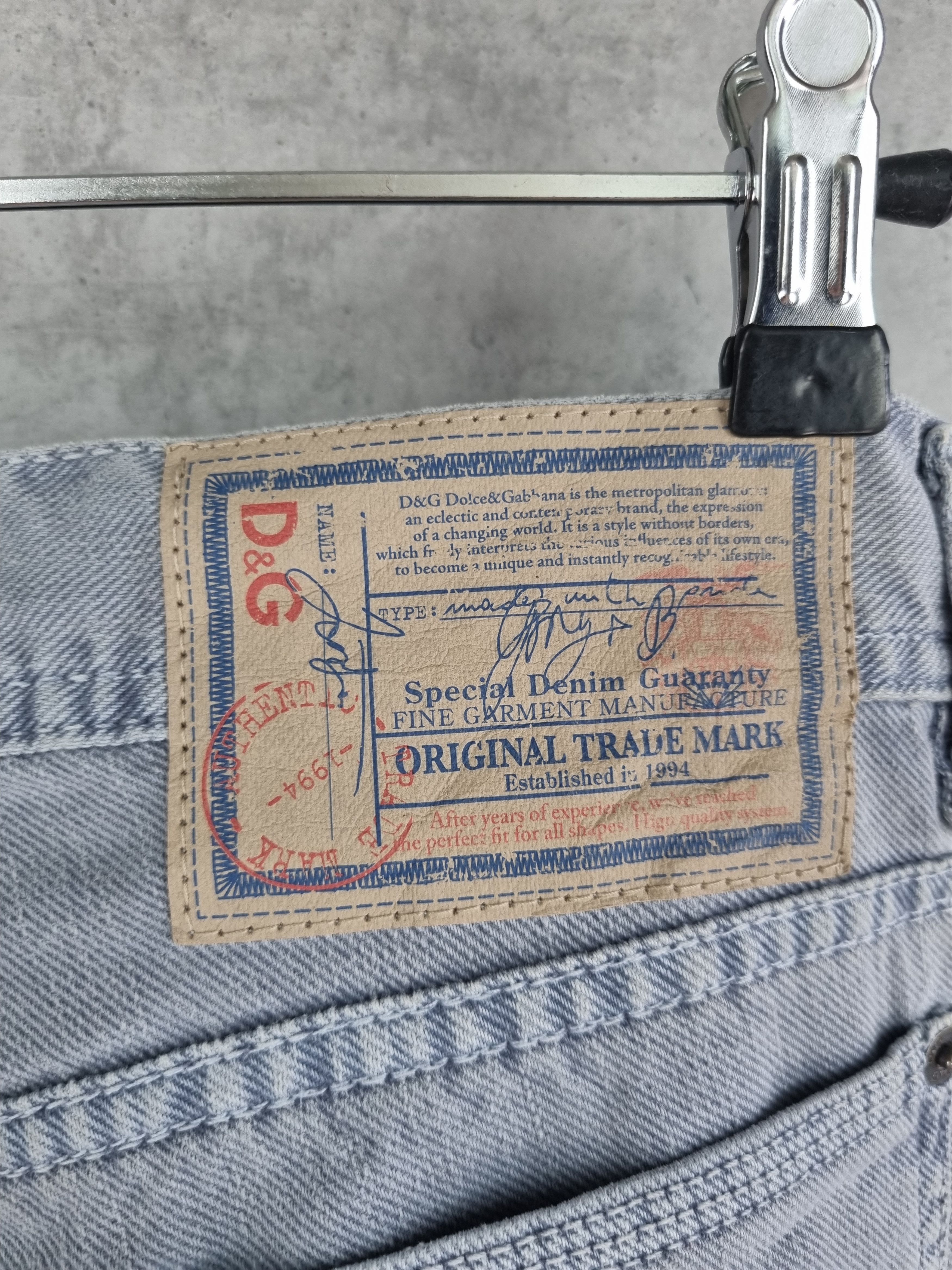 Dolce & Gabbana New Dolce Gabbana Power Ash Gray Denim Jeans Size US 33 - 7 Thumbnail