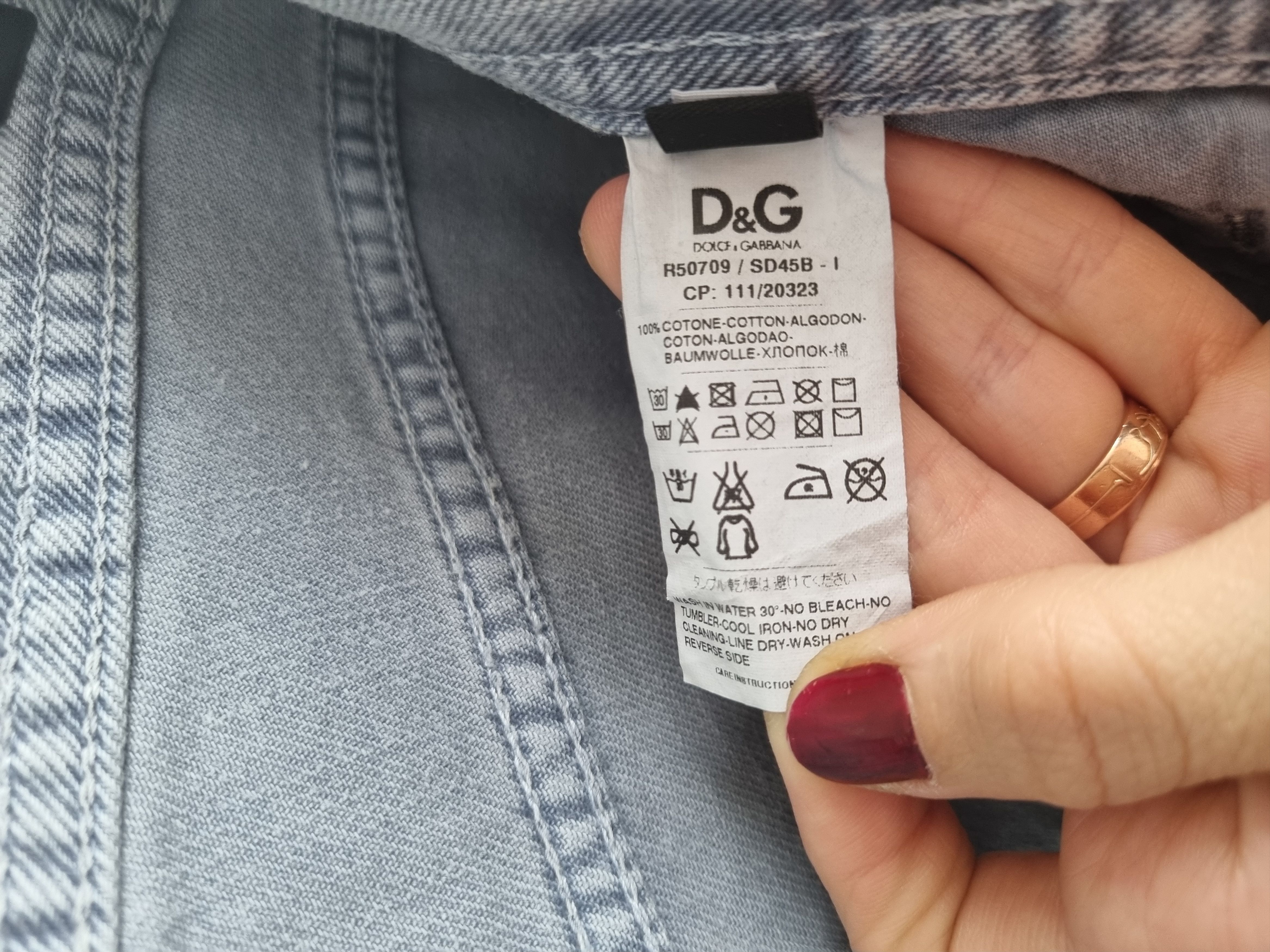 Dolce & Gabbana New Dolce Gabbana Power Ash Gray Denim Jeans Size US 33 - 13 Thumbnail