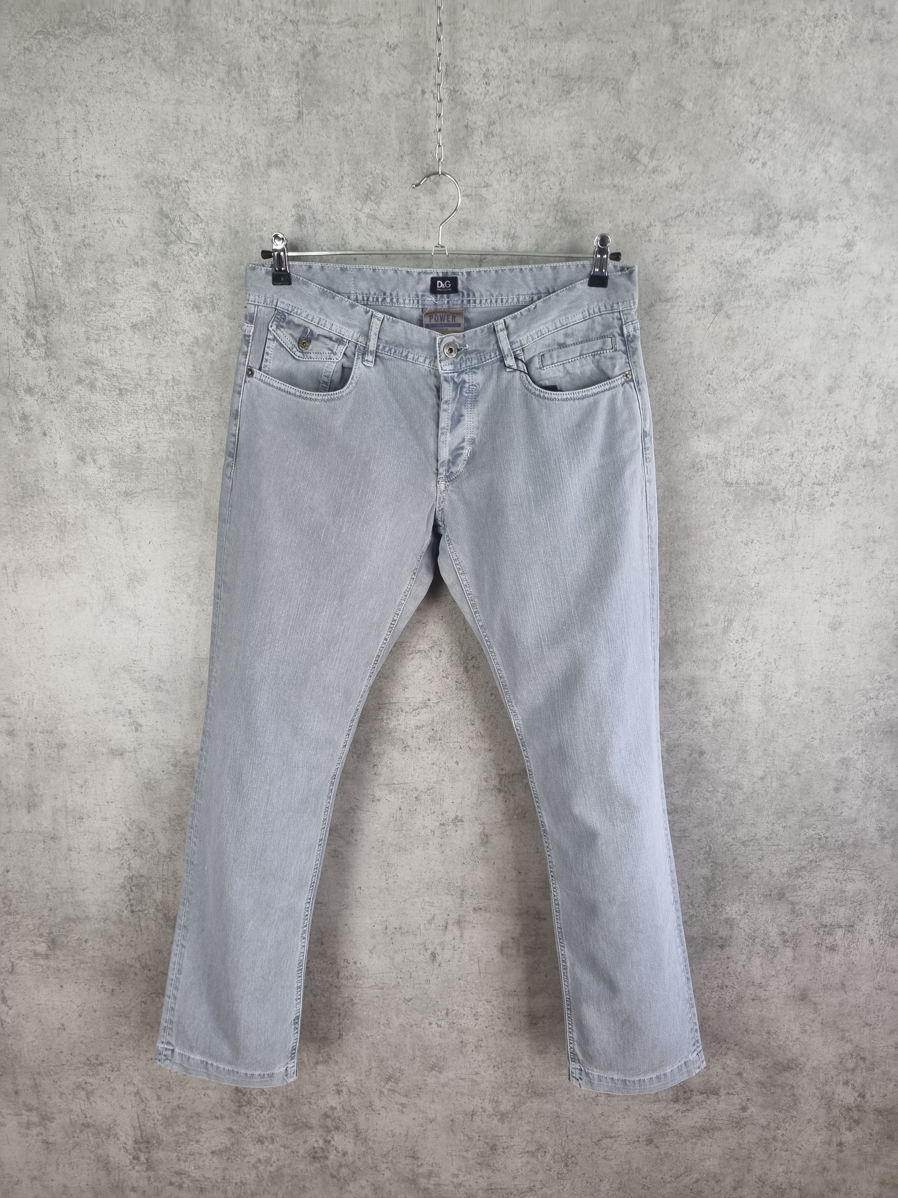 Dolce & Gabbana New Dolce Gabbana Power Ash Gray Denim Jeans Size US 33 - 2 Thumbnail