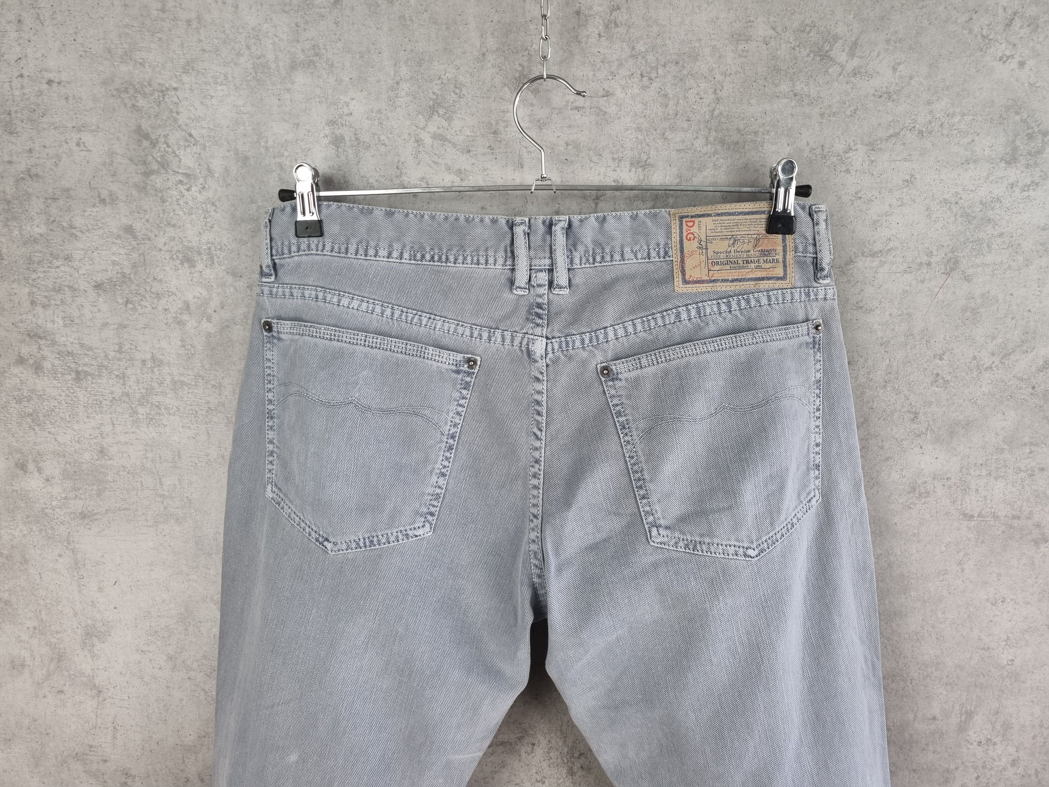 Dolce & Gabbana New Dolce Gabbana Power Ash Gray Denim Jeans Size US 33 - 5 Thumbnail