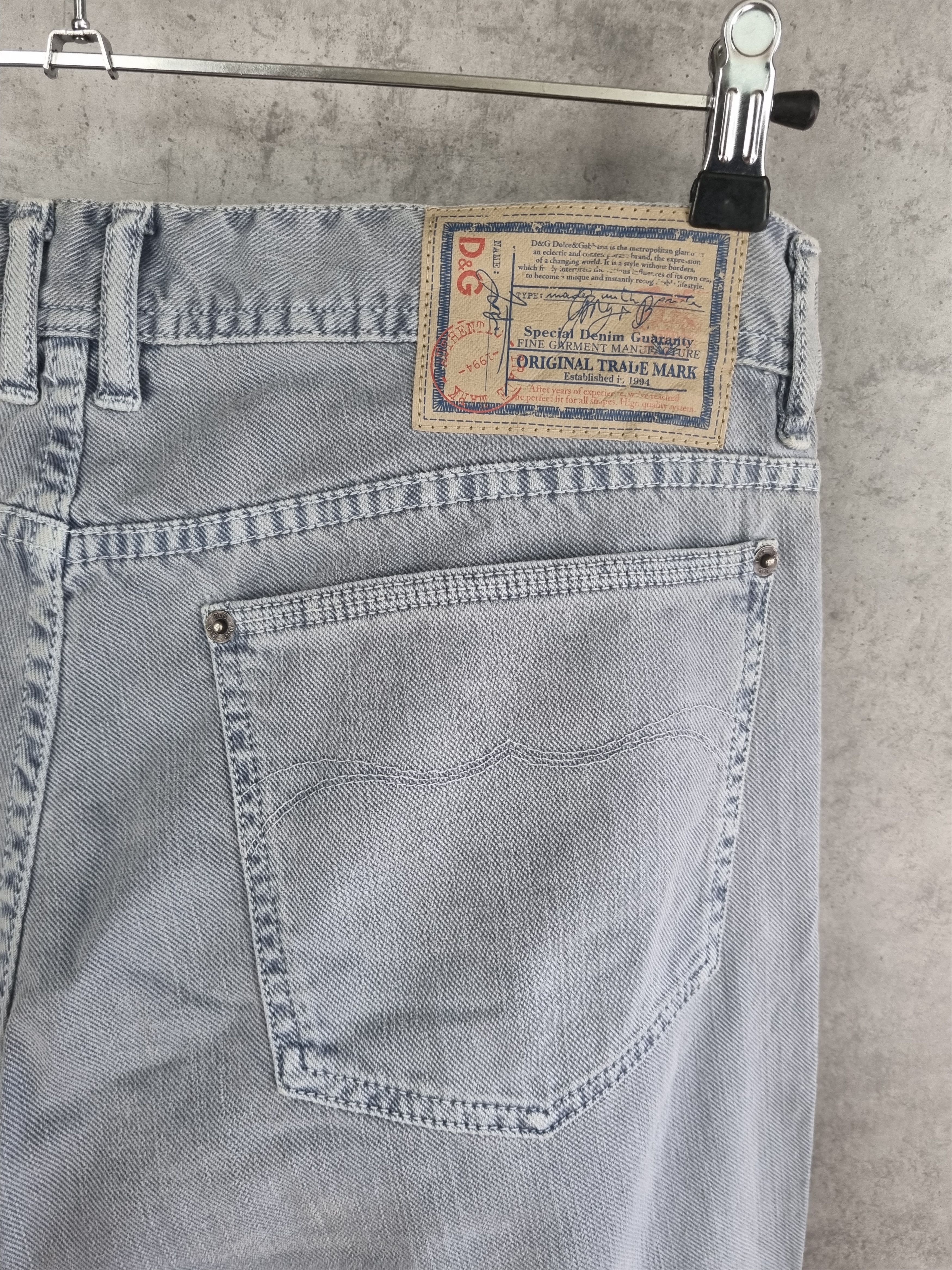 Dolce & Gabbana New Dolce Gabbana Power Ash Gray Denim Jeans Size US 33 - 6 Thumbnail