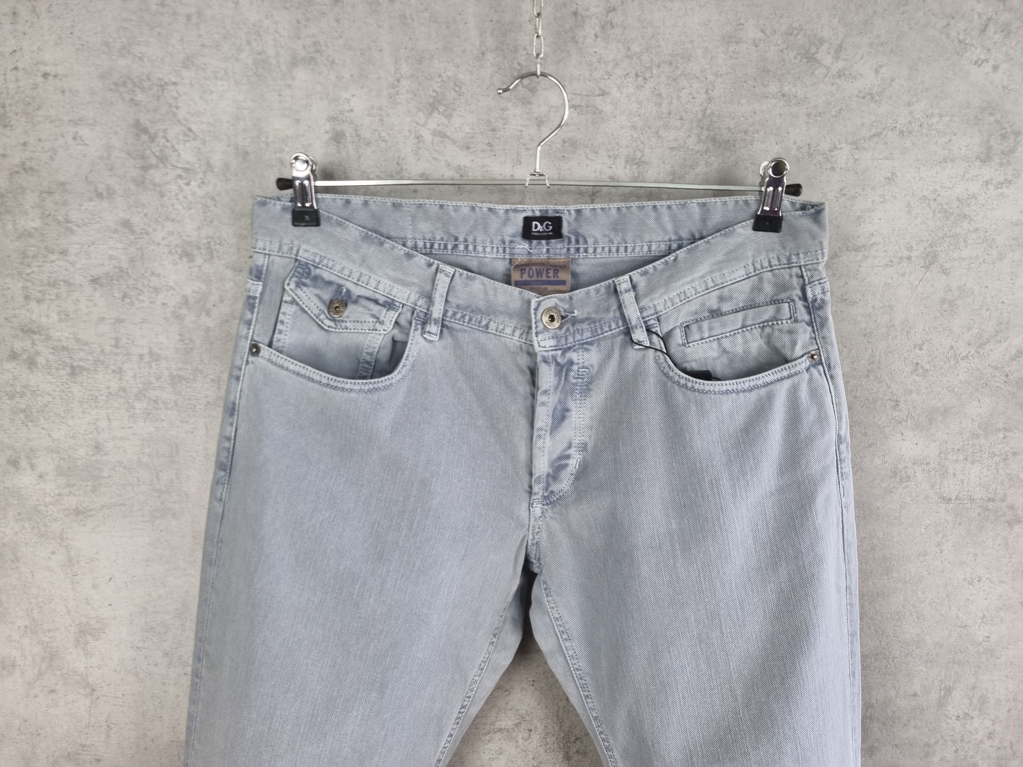 Dolce & Gabbana New Dolce Gabbana Power Ash Gray Denim Jeans Size US 33 - 4 Thumbnail