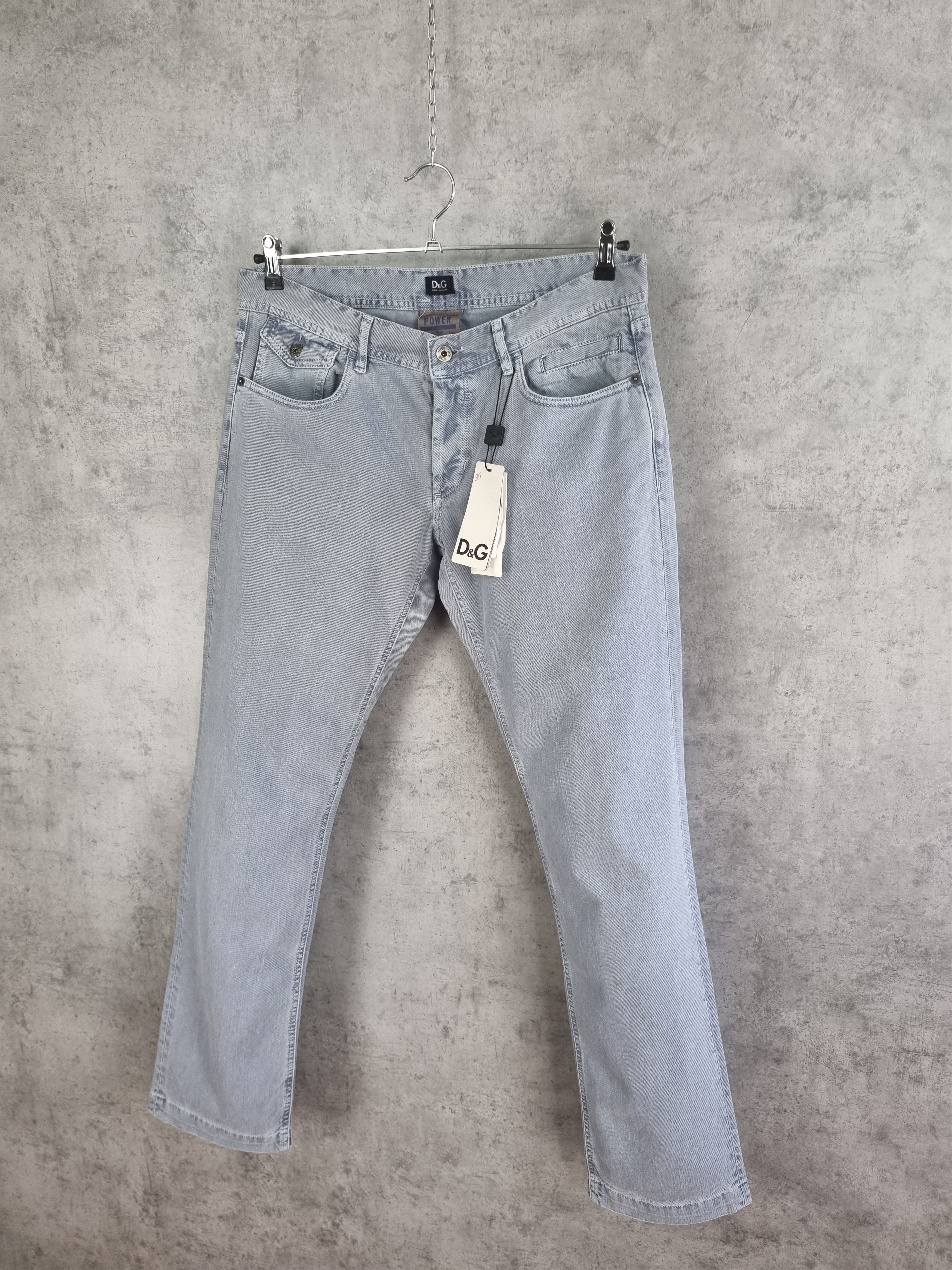 Dolce & Gabbana New Dolce Gabbana Power Ash Gray Denim Jeans Size US 33 - 20 Thumbnail