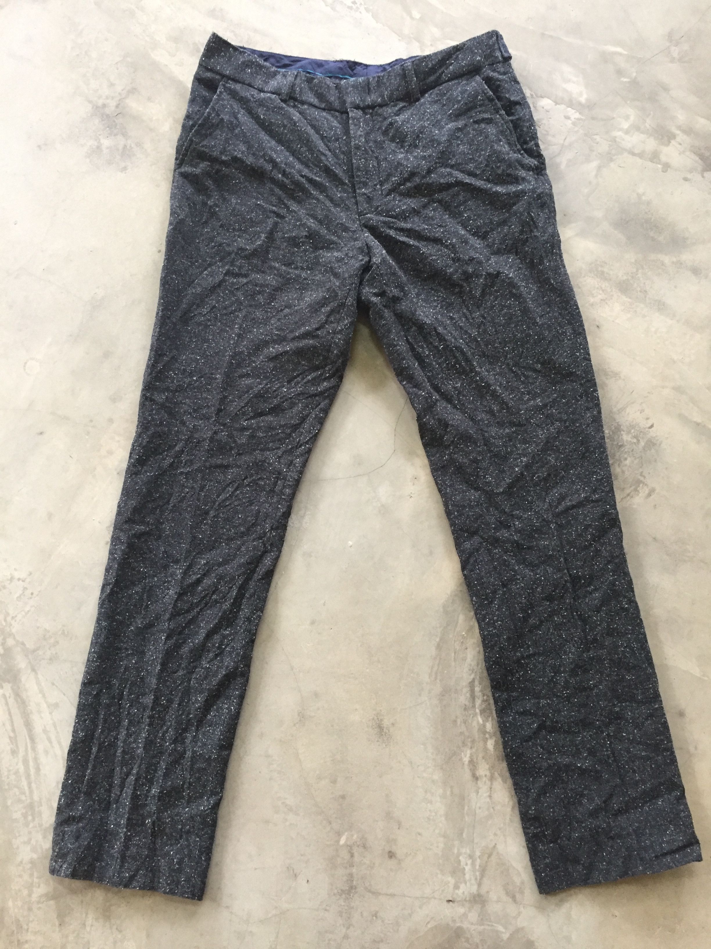Japanese Brand Straight cut pants wool Size US 32 / EU 48 - 1 Thumbnail