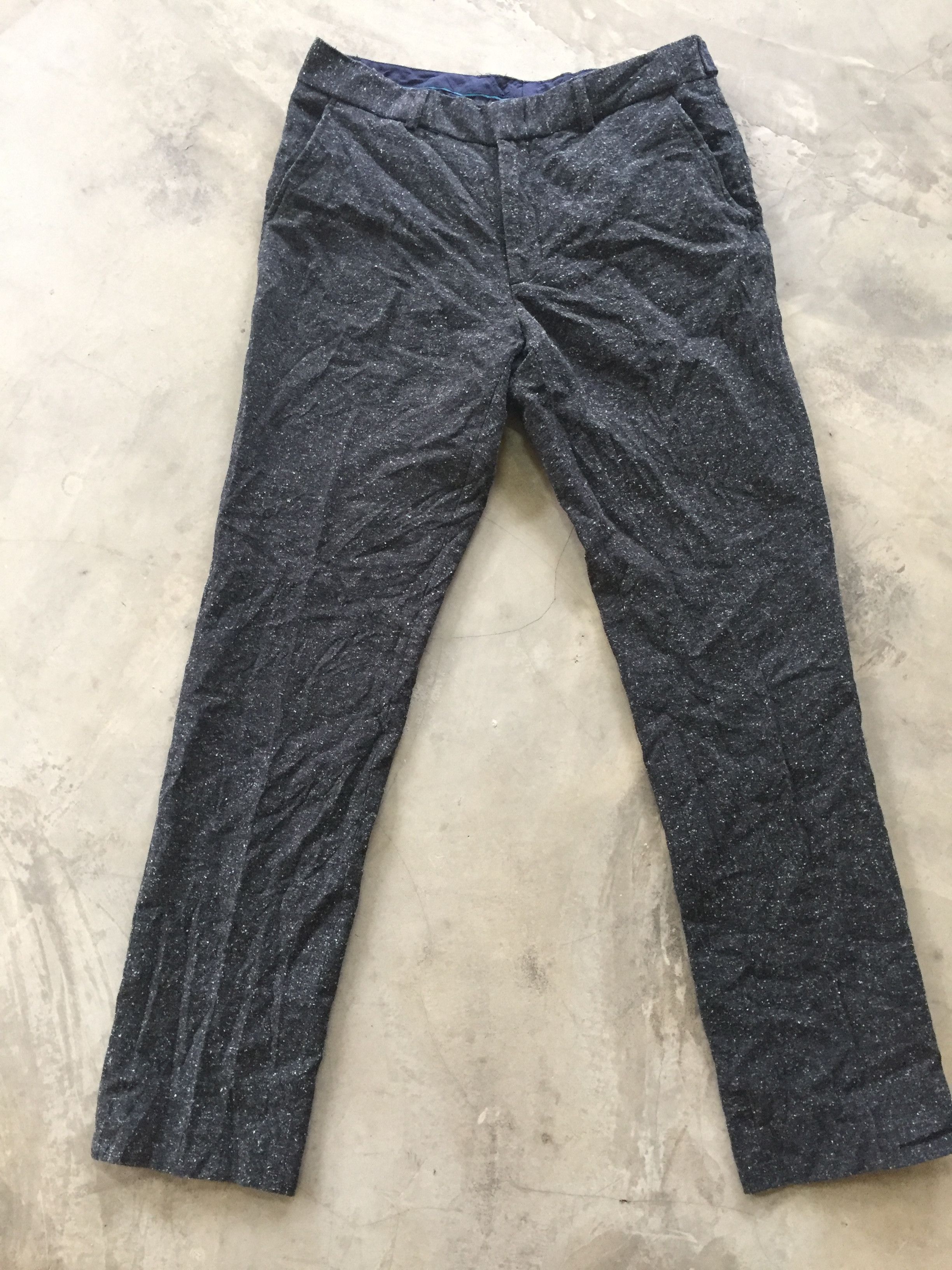 Japanese Brand Straight cut pants wool Size US 32 / EU 48 - 3 Thumbnail