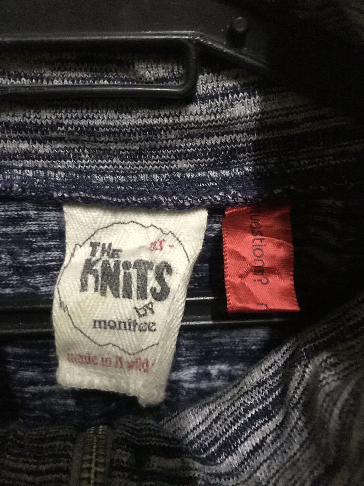 Japanese Brand Nice Design Zipper Sweater The Knits By Monitee Size US M / EU 48-50 / 2 - 5 Thumbnail