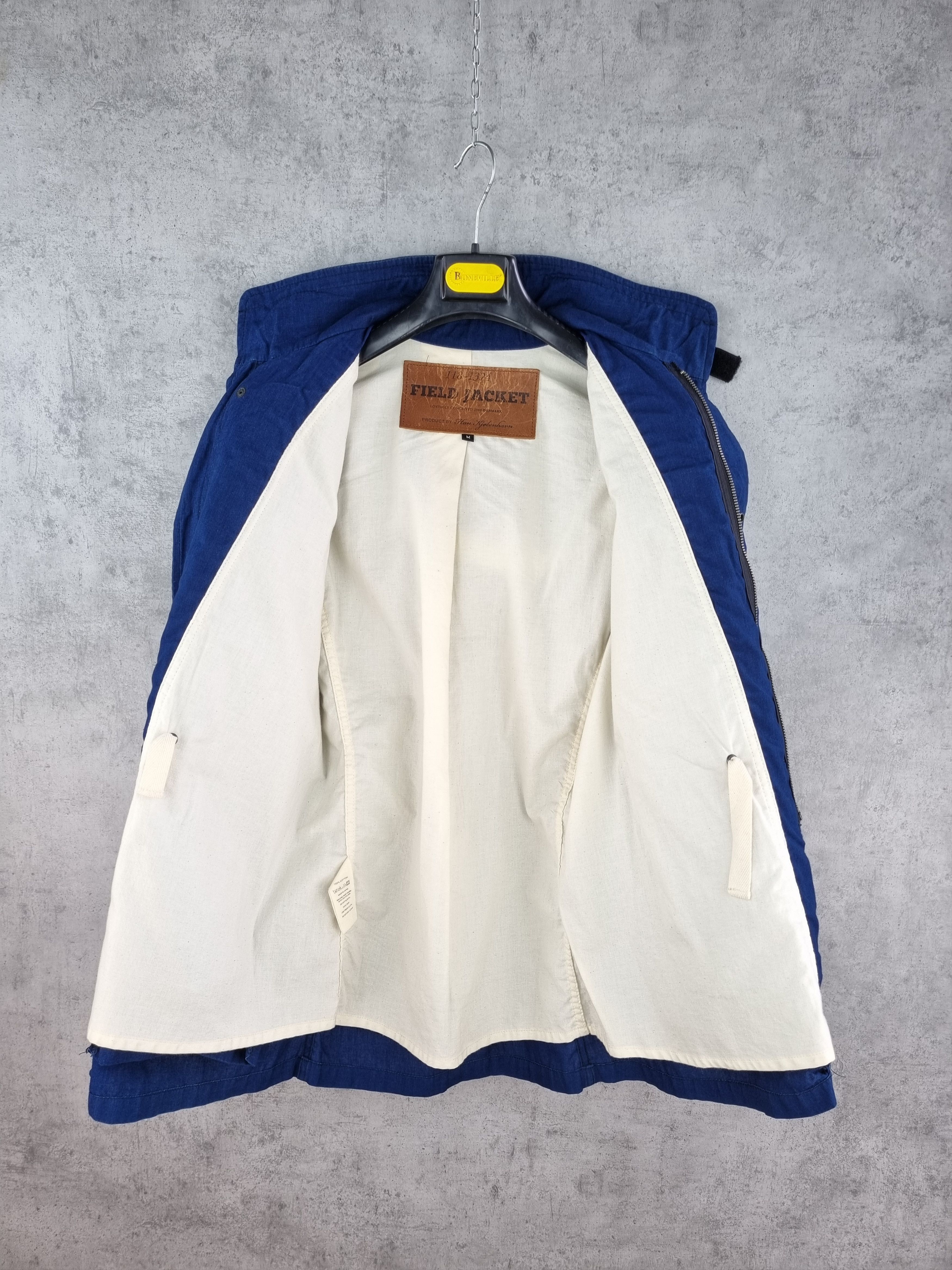 Han Kjobenhavn Rare HAN Field Jacket Military Blue Navy soft fabrics Size US M / EU 48-50 / 2 - 6 Thumbnail