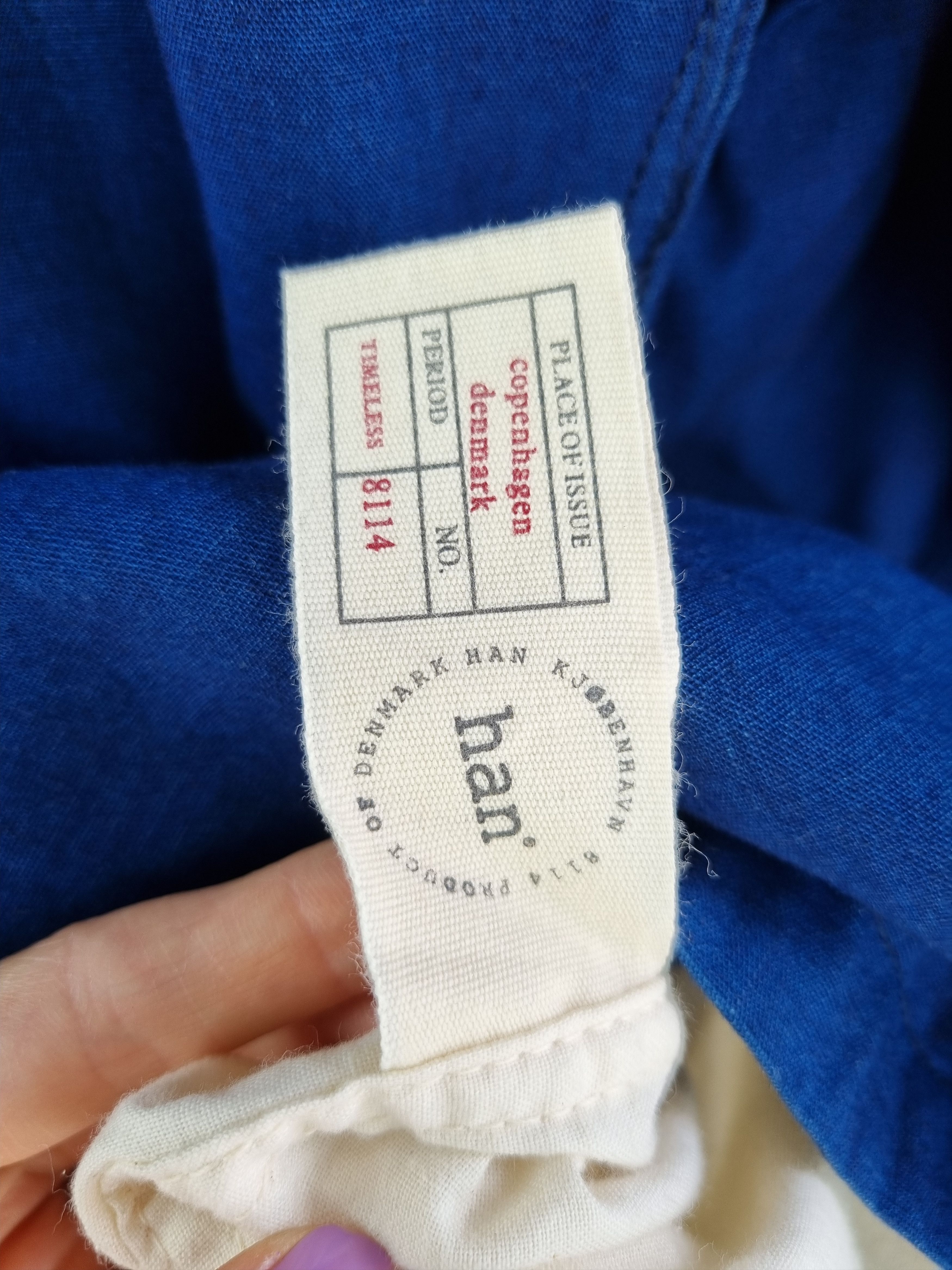 Han Kjobenhavn Rare HAN Field Jacket Military Blue Navy soft fabrics Size US M / EU 48-50 / 2 - 15 Thumbnail