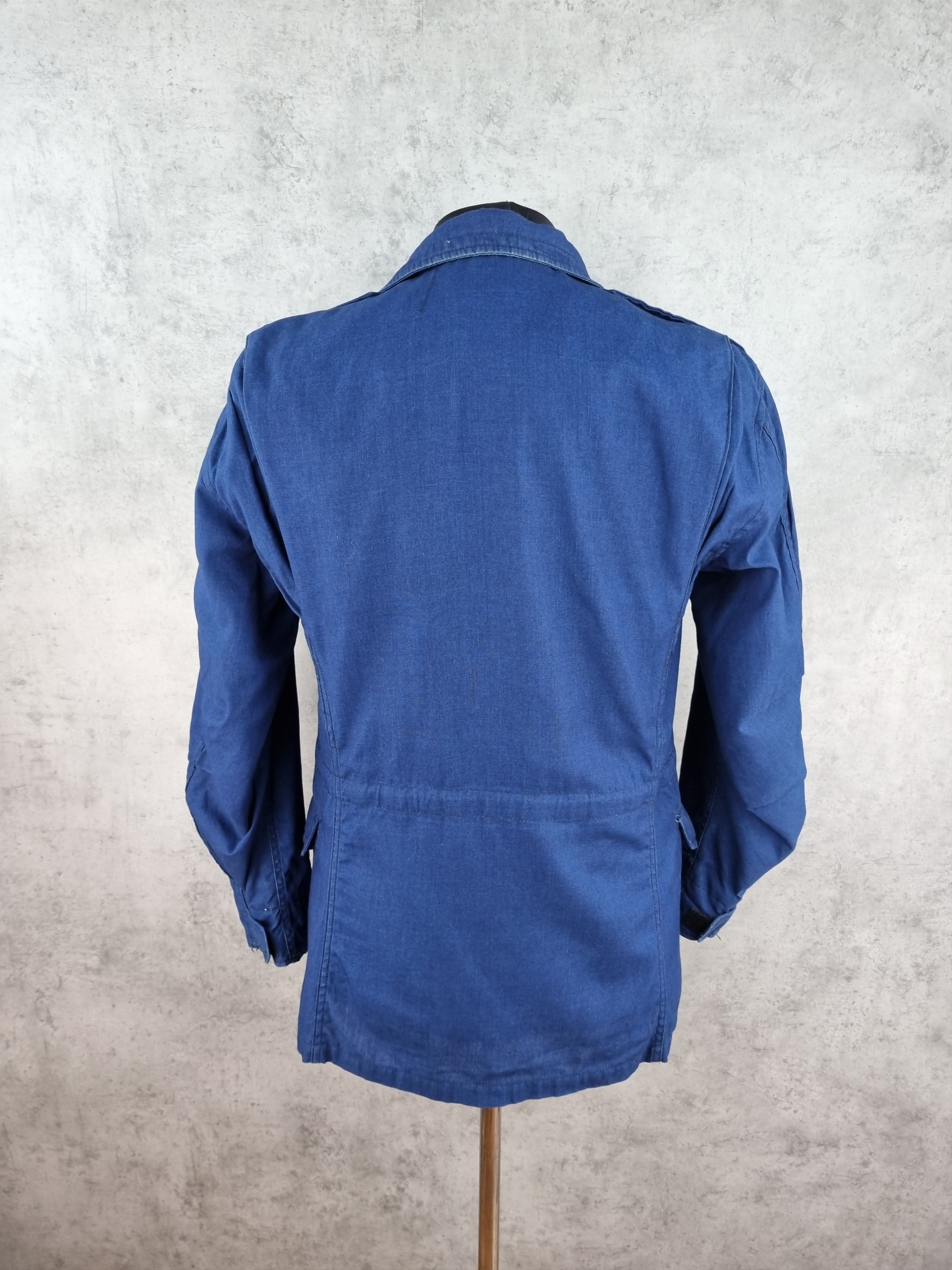 Han Kjobenhavn Rare HAN Field Jacket Military Blue Navy soft fabrics Size US M / EU 48-50 / 2 - 5 Thumbnail