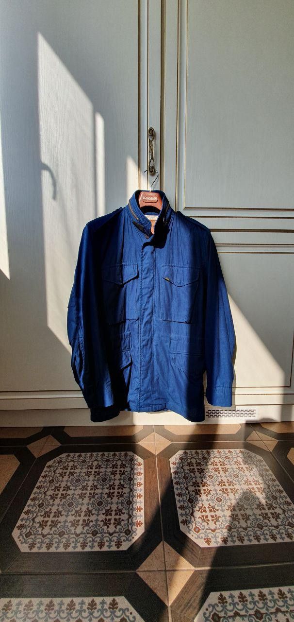 Han Kjobenhavn Rare HAN Field Jacket Military Blue Navy soft fabrics Size US M / EU 48-50 / 2 - 3 Thumbnail