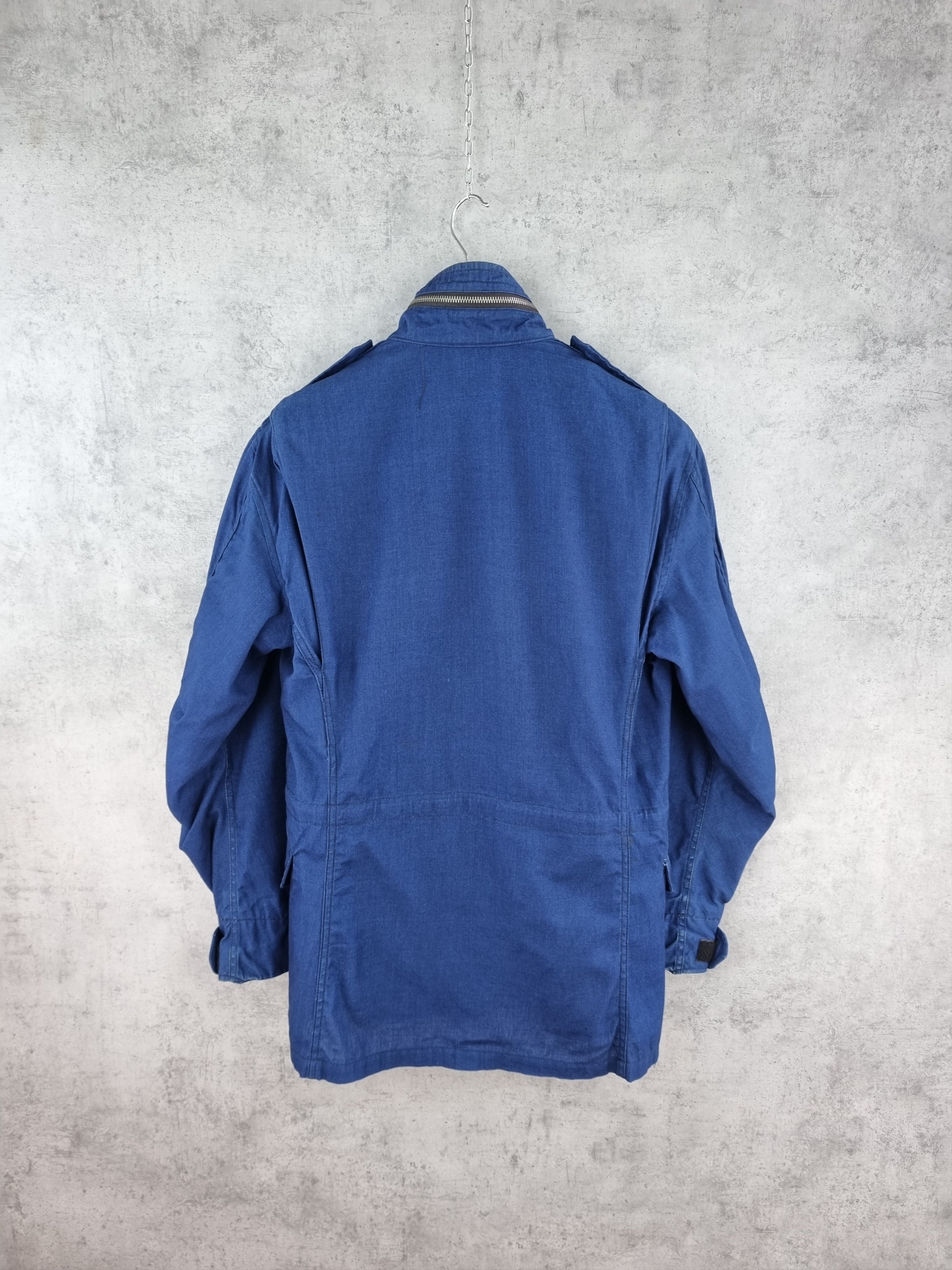 Han Kjobenhavn Rare HAN Field Jacket Military Blue Navy soft fabrics Size US M / EU 48-50 / 2 - 7 Thumbnail