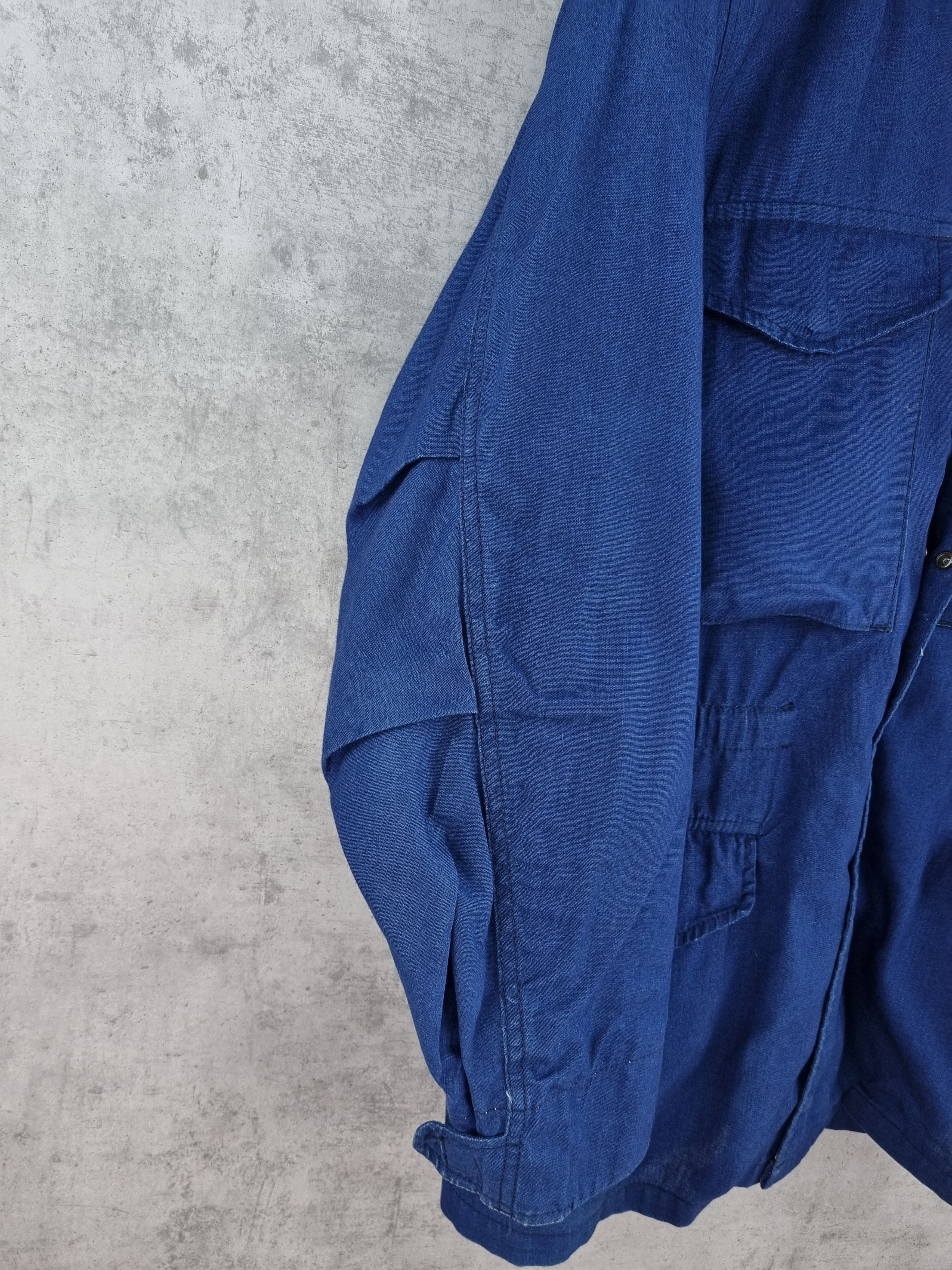 Han Kjobenhavn Rare HAN Field Jacket Military Blue Navy soft fabrics Size US M / EU 48-50 / 2 - 12 Thumbnail