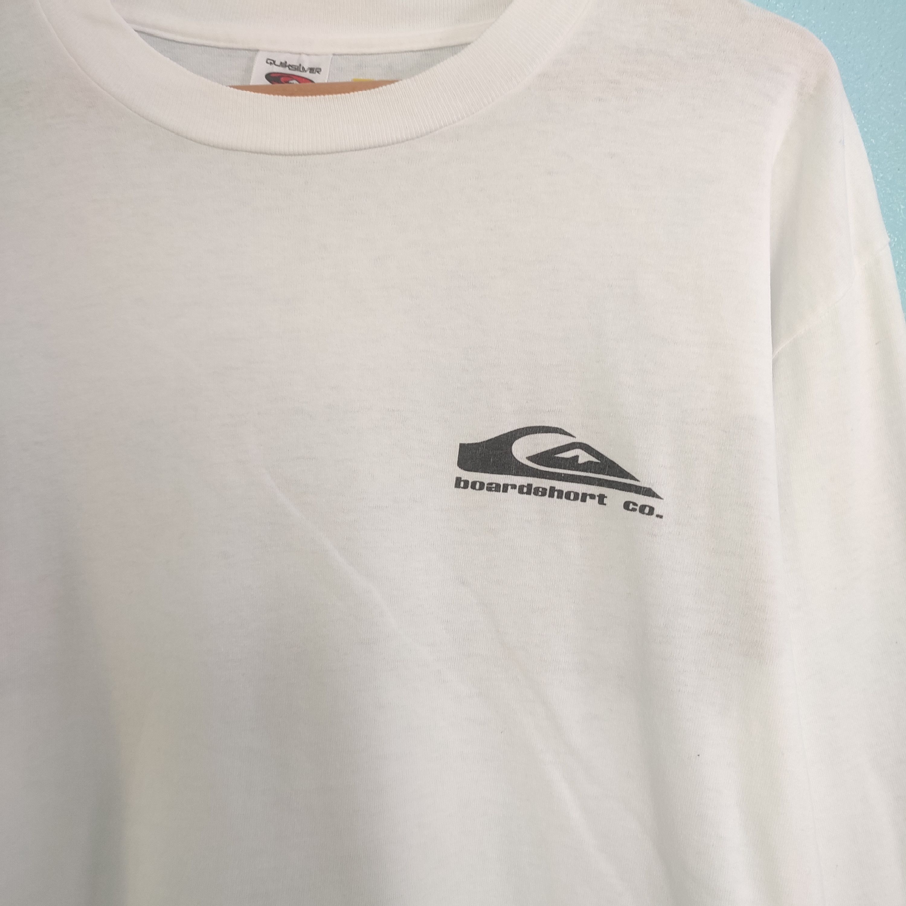 Quiksilver × Vintage QUIKSILVER Surf Style Summer Long Sleeve Tshirt Size US L / EU 52-54 / 3 - 3 Thumbnail