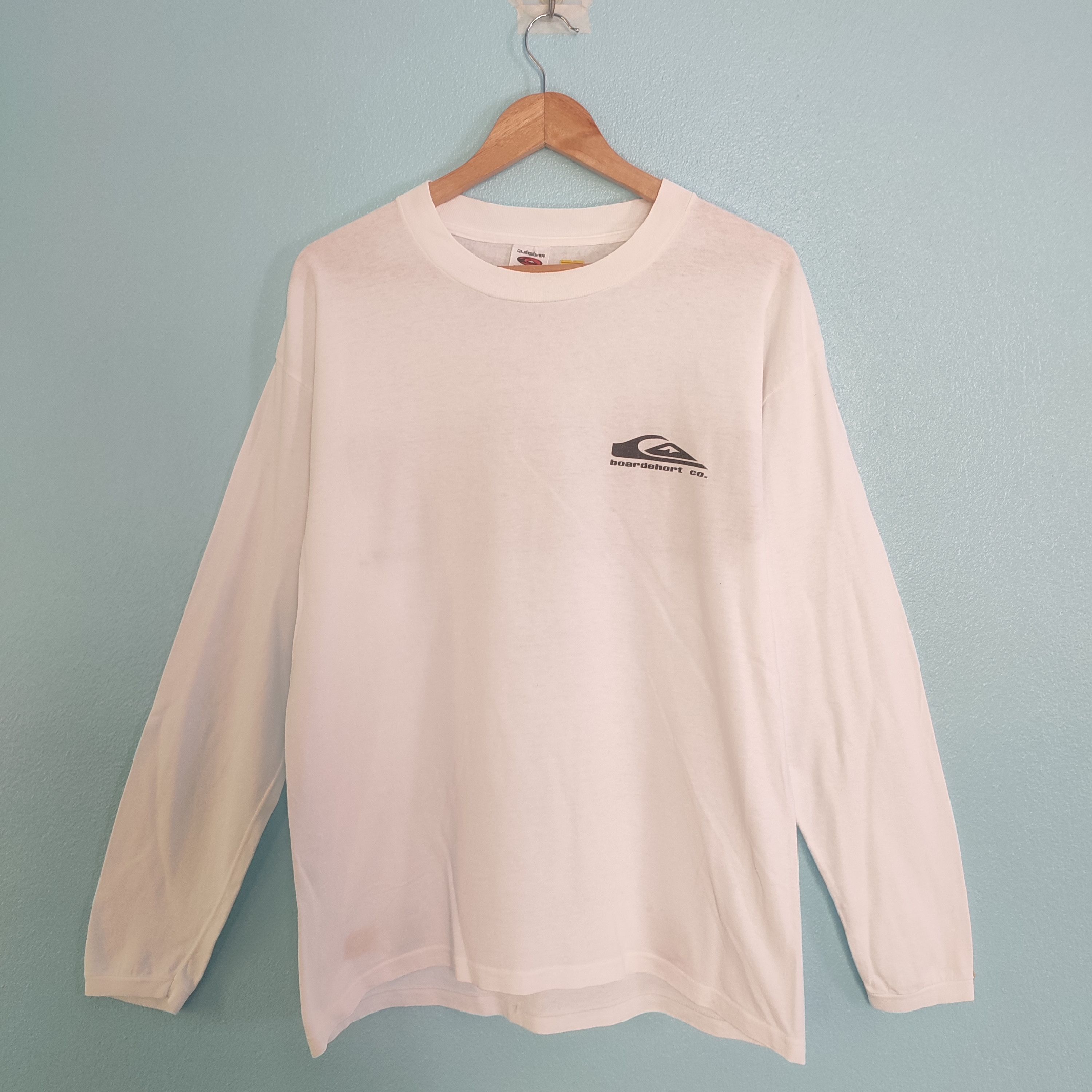 Quiksilver × Vintage QUIKSILVER Surf Style Summer Long Sleeve Tshirt Size US L / EU 52-54 / 3 - 2 Thumbnail