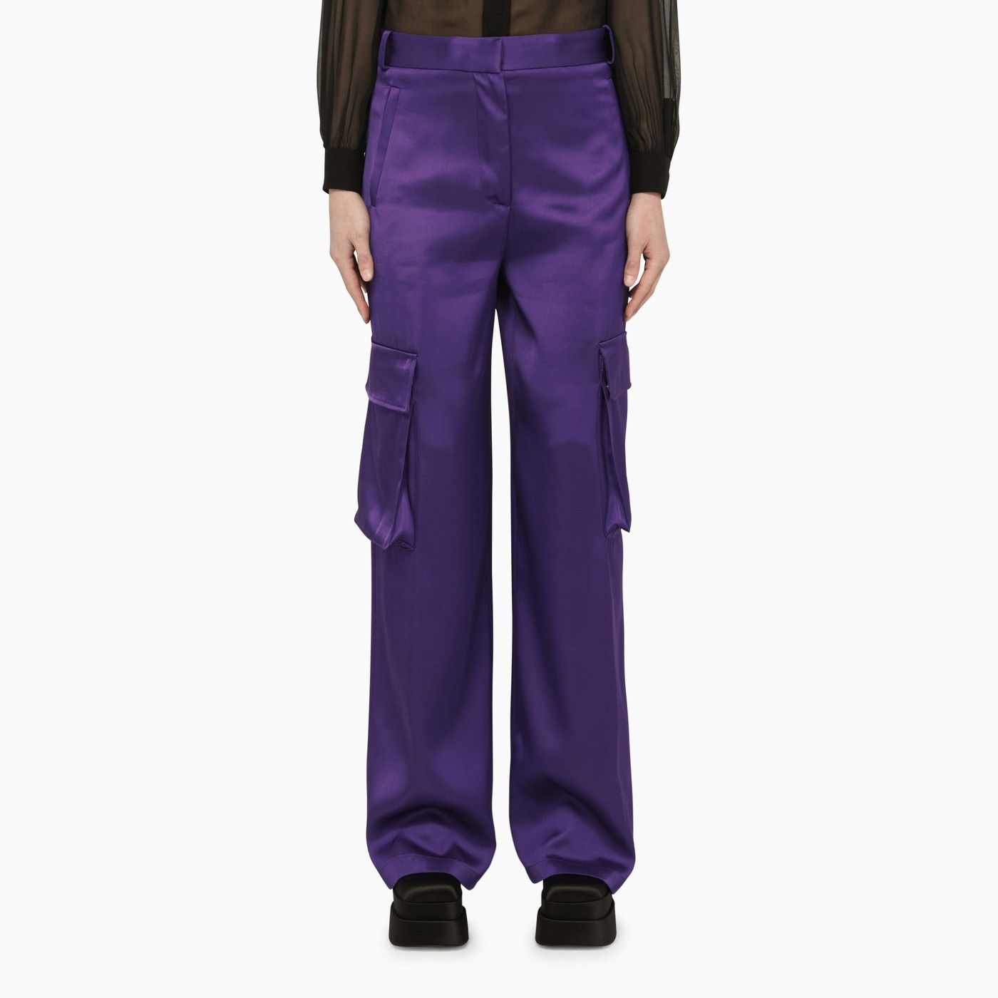 o1d2blof0623 Cargo Trouser in Purple